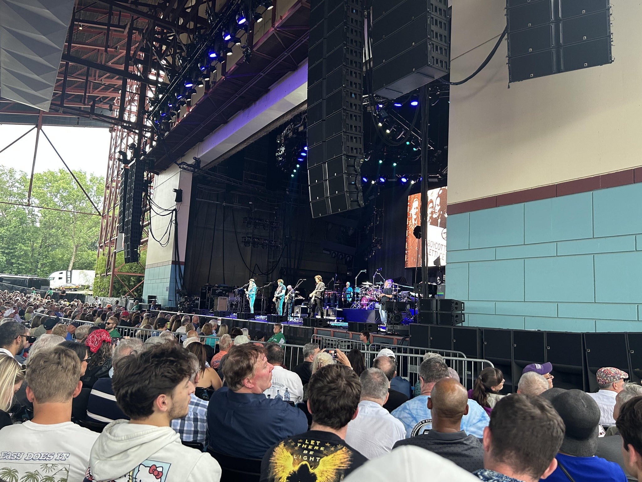 Real Fan View taken from Front 300 at Riverbend Music Center by Shemayah T