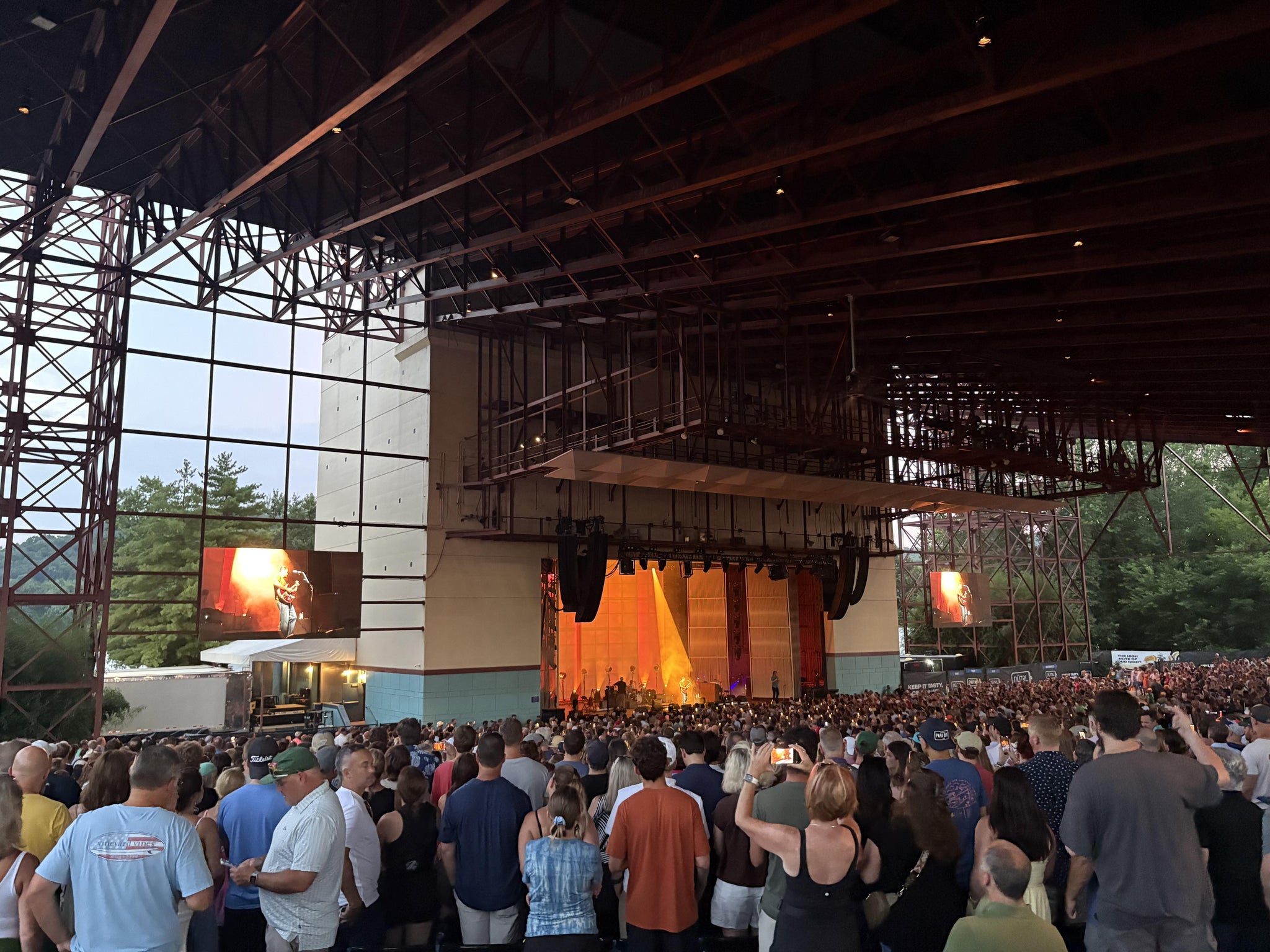 Real Fan View taken from Rear 700 at Riverbend Music Center by Craig P