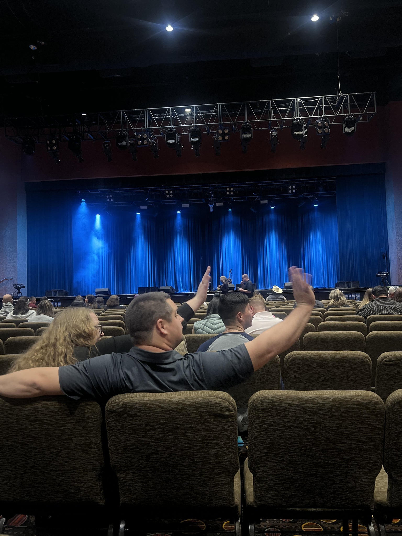 Real Fan View taken from Elite 102 at Riverwind Casino by Eduardo M