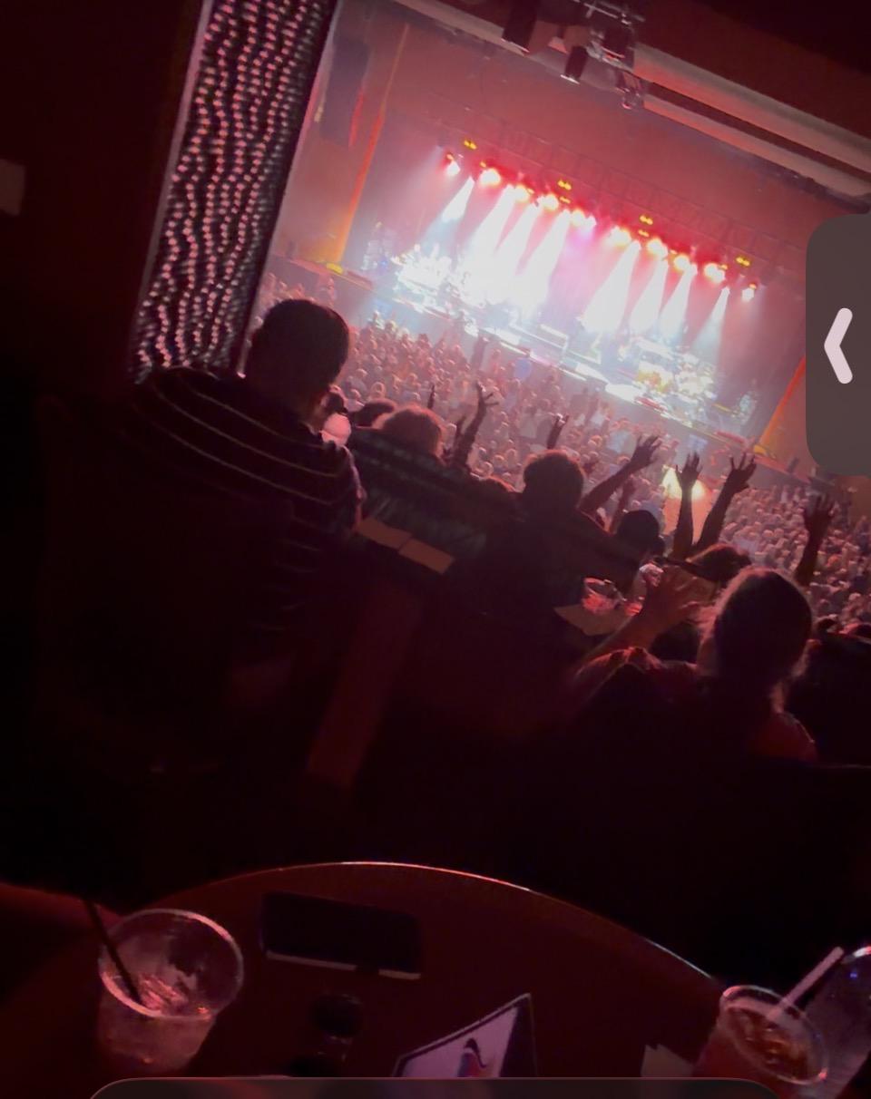 Real Fan View taken from MEZ 4 Table 3 at Riverwind Casino by Ericka S