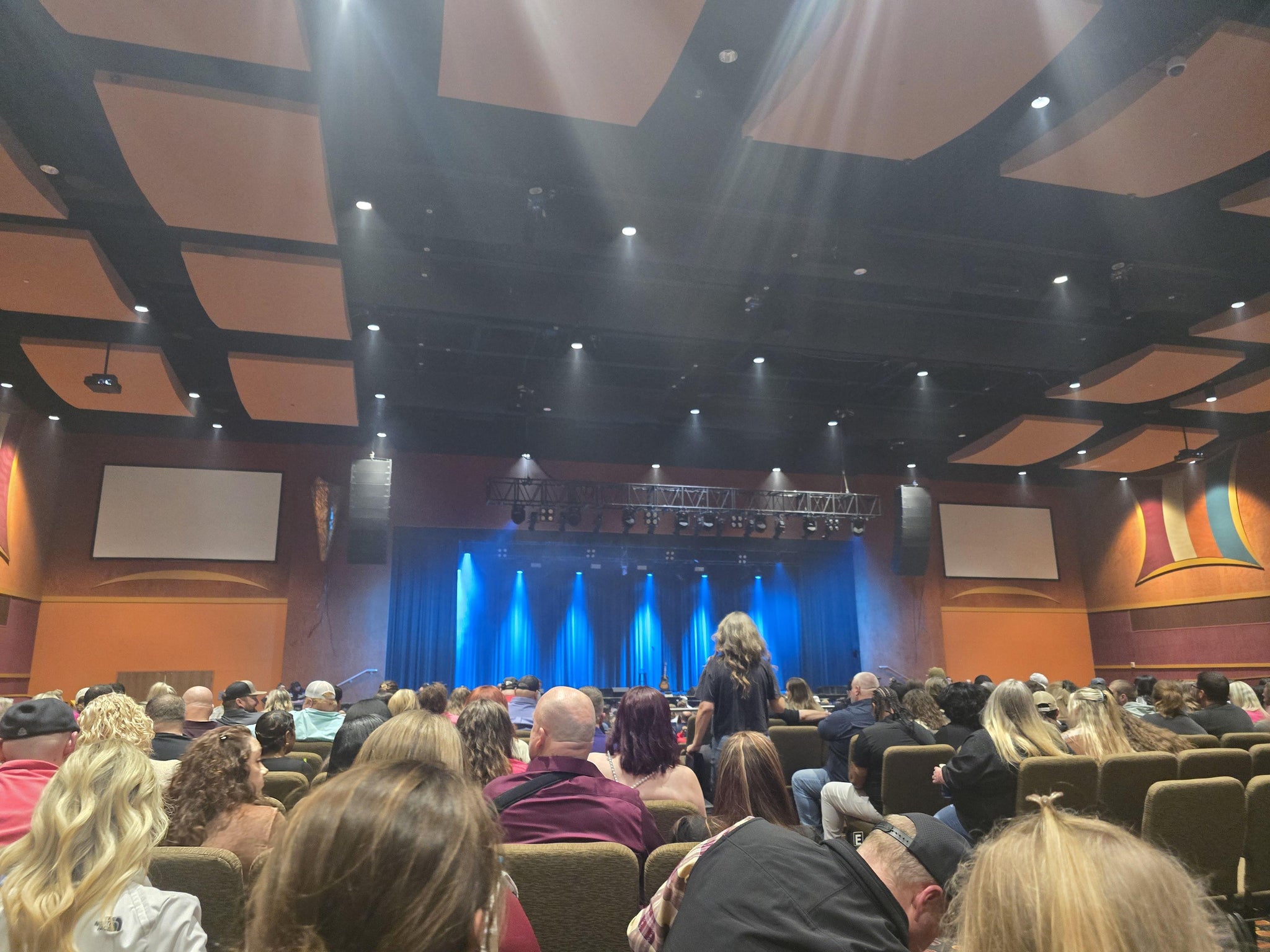 Real Fan View taken from Premier 201 at Riverwind Casino by Stephanie B