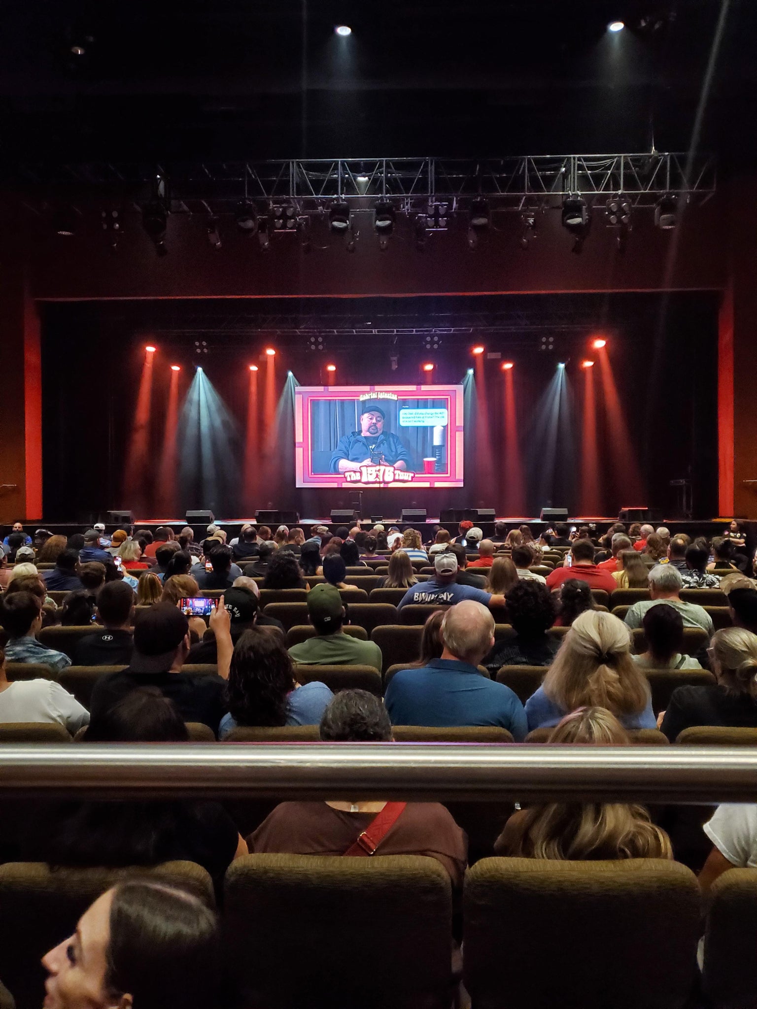 Real Fan View taken from Premier 202 at Riverwind Casino by Crystal B