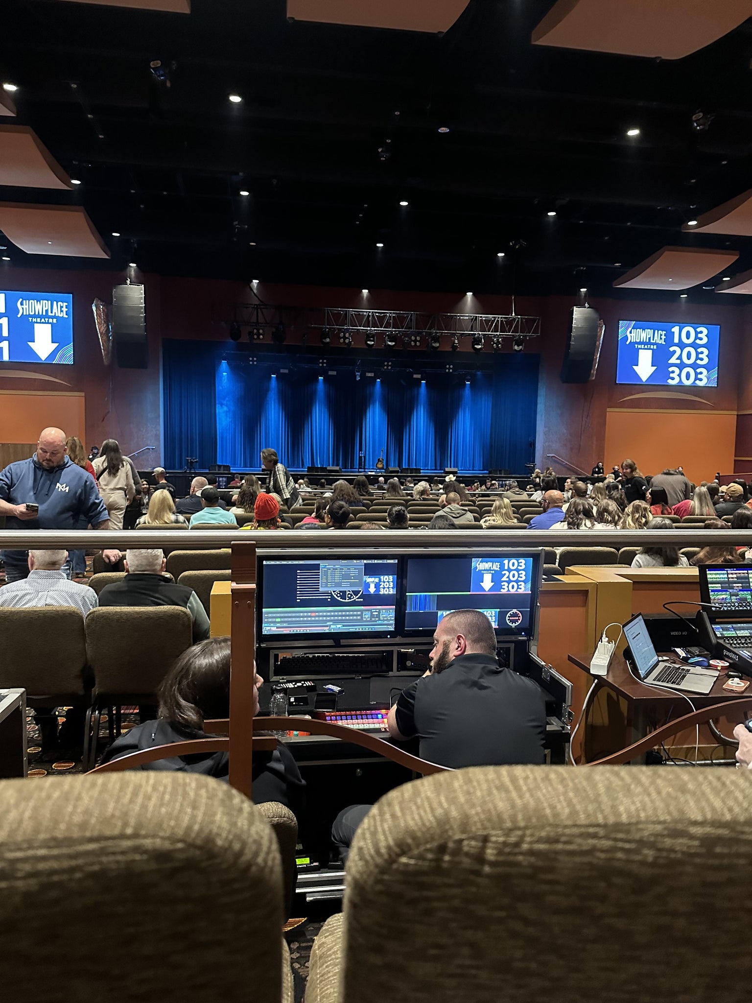 Real Fan View taken from Prime 302 at Riverwind Casino by Colton I