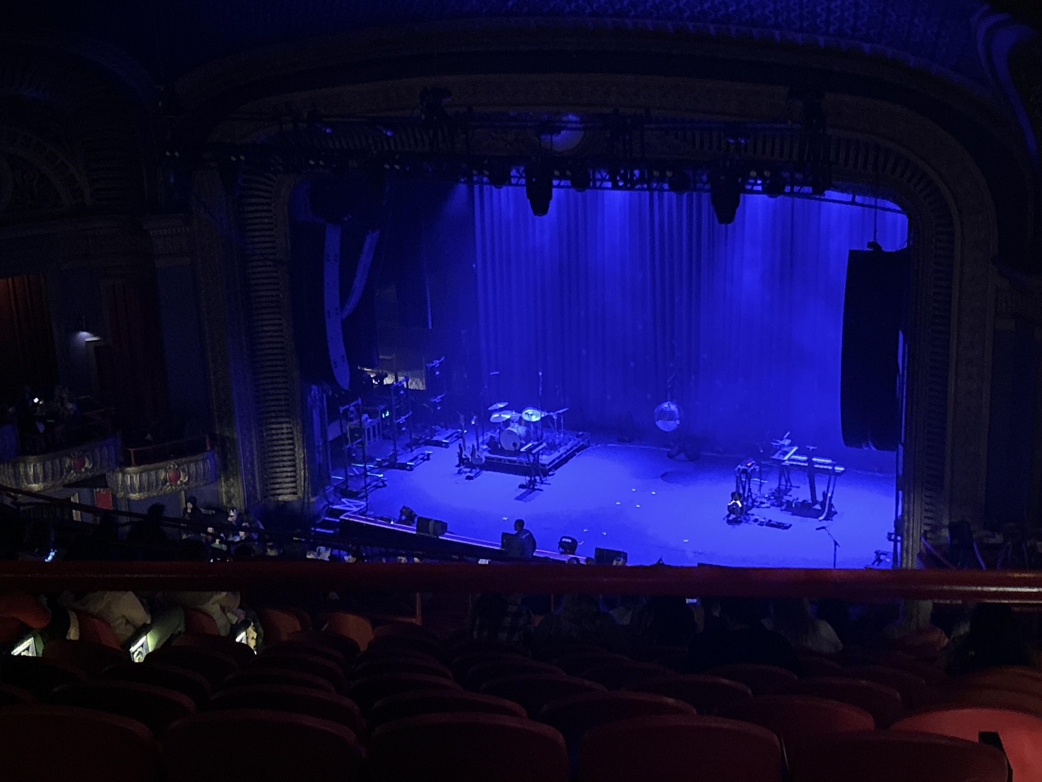 Real Fan View taken from Second Balcony at Riviera Theatre - Chicago by Alice C