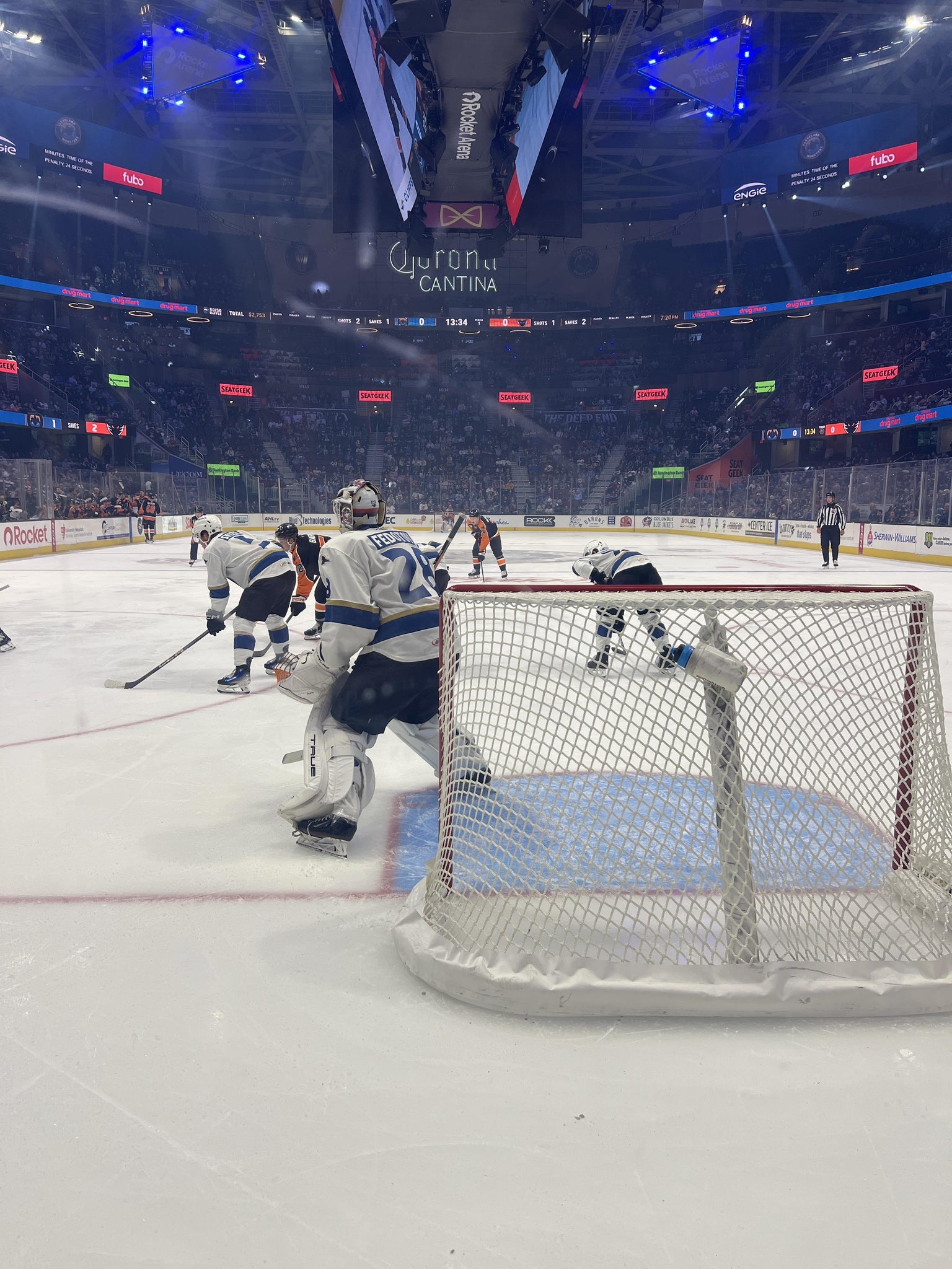 Real Fan View taken from Section 101 at Rocket Arena by Matt M