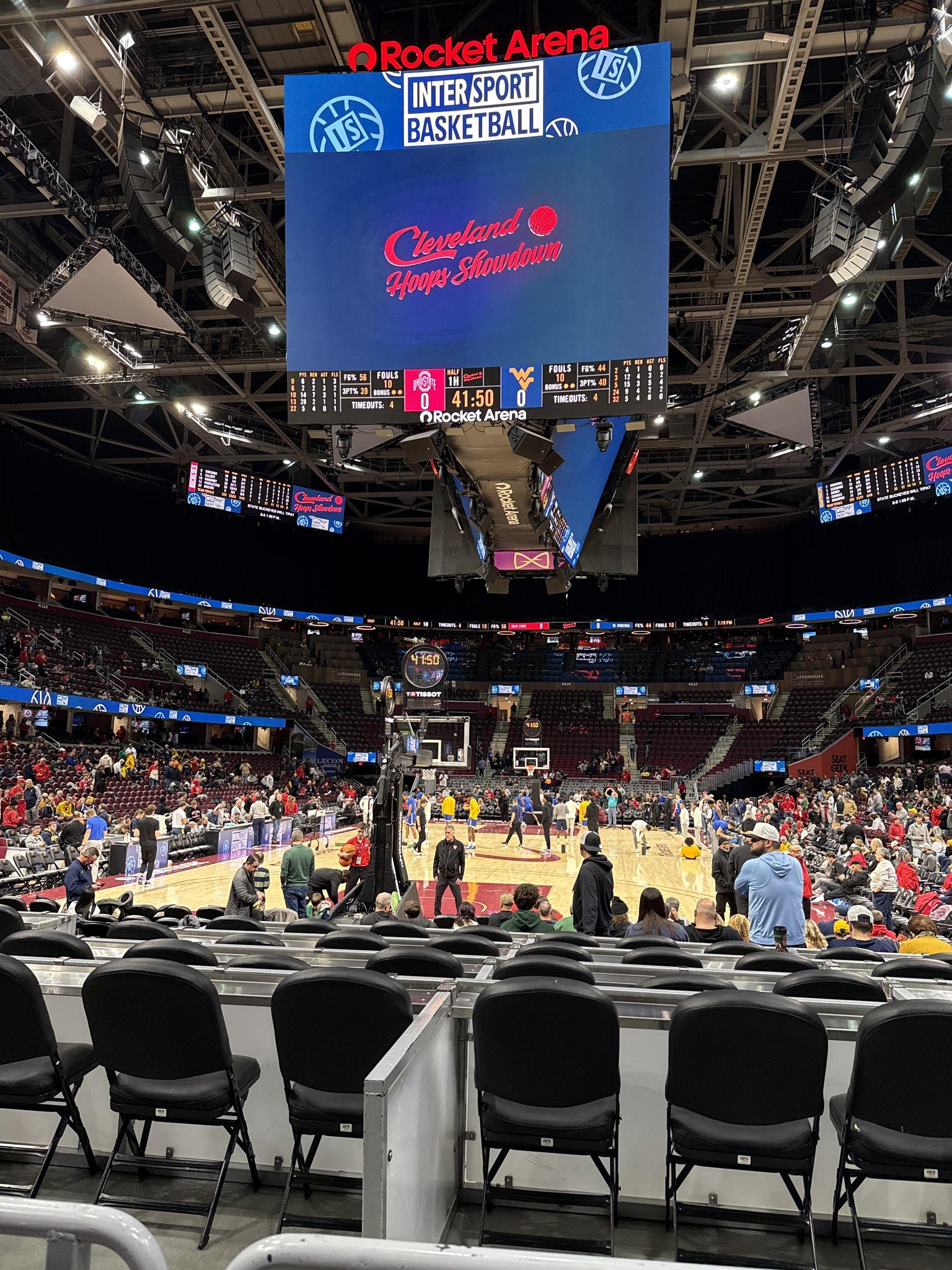 Real Fan View taken from Section 101 at Rocket Arena by Michael C