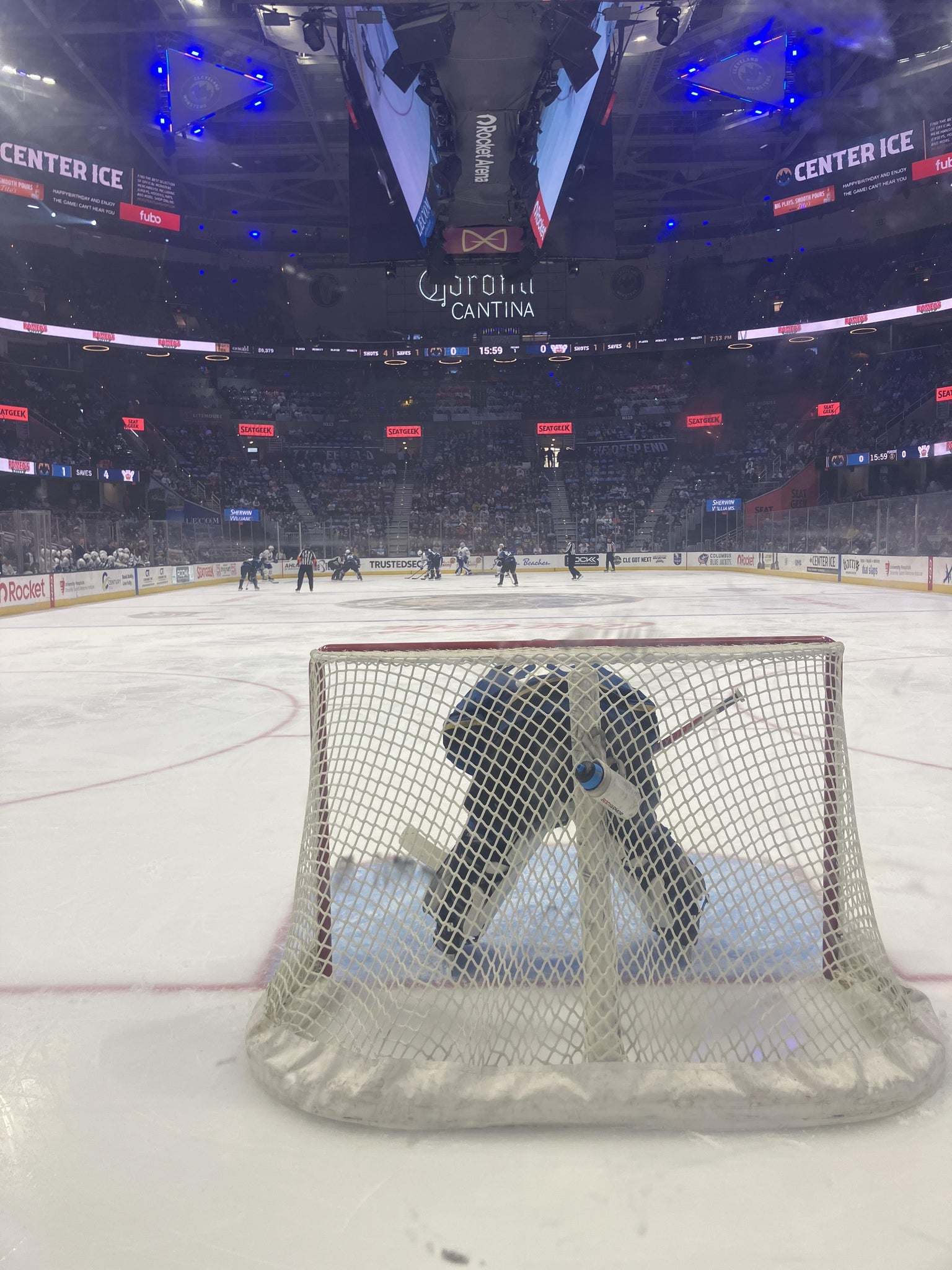 Real Fan View taken from Section 101 at Rocket Arena by Tyler M