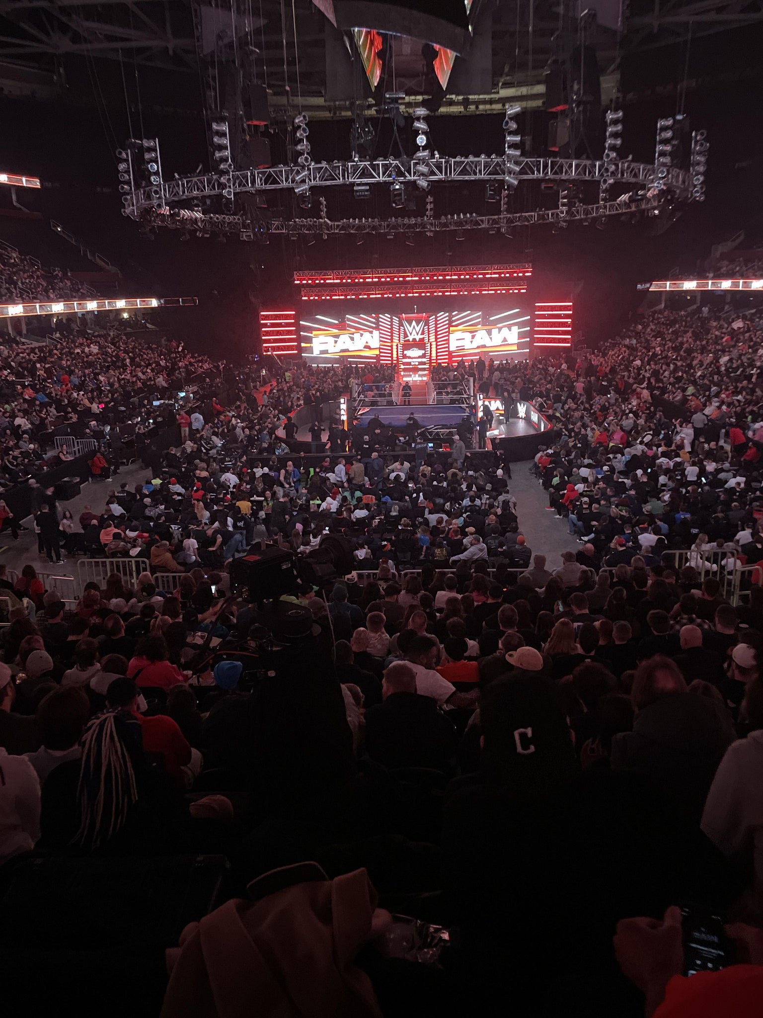 Real Fan View taken from Section 101 at Rocket Arena by Derek K