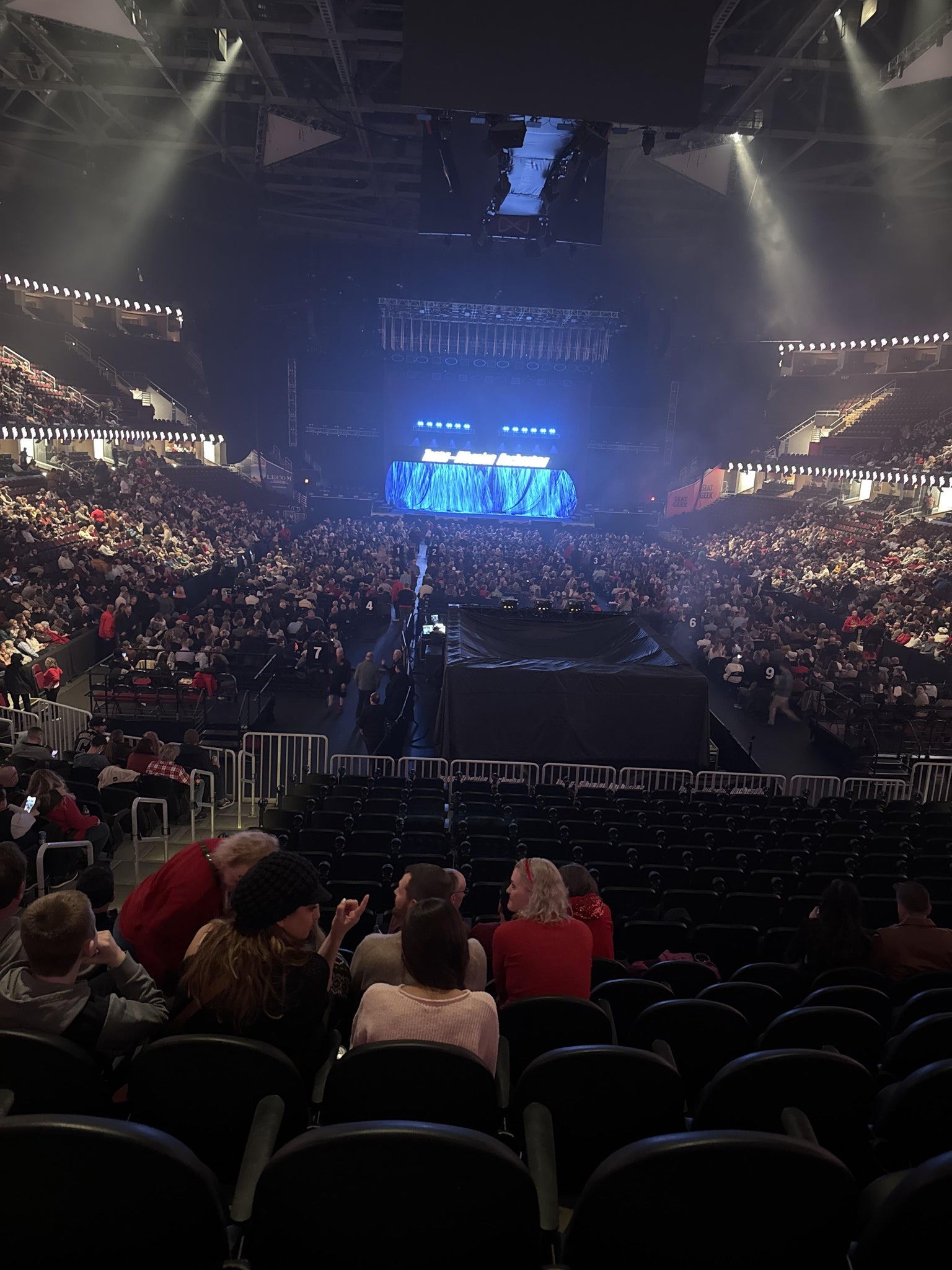Real Fan View taken from Section 101 at Rocket Arena by Wayne S
