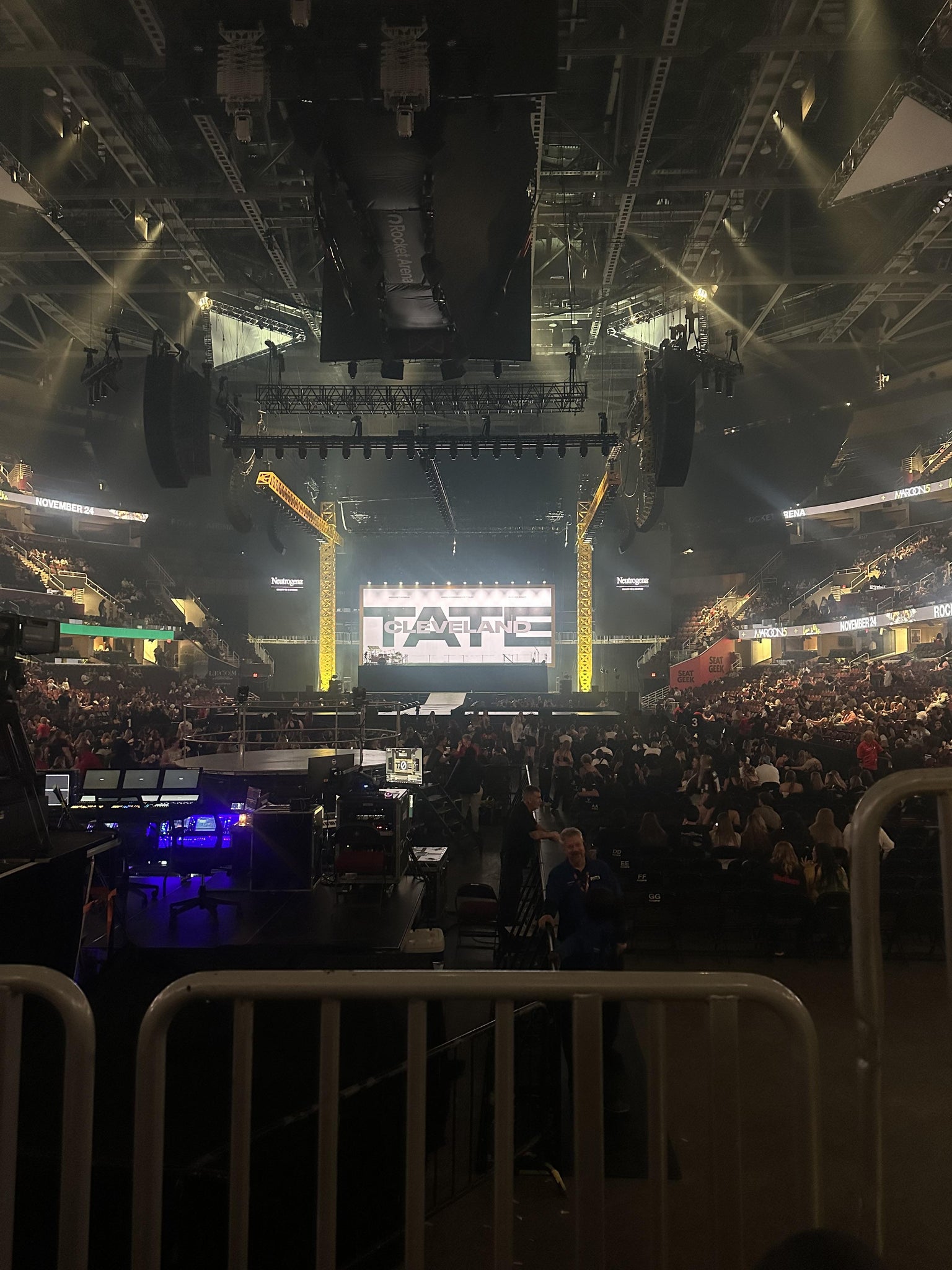 Real Fan View taken from Section 101 at Rocket Arena by Melody G