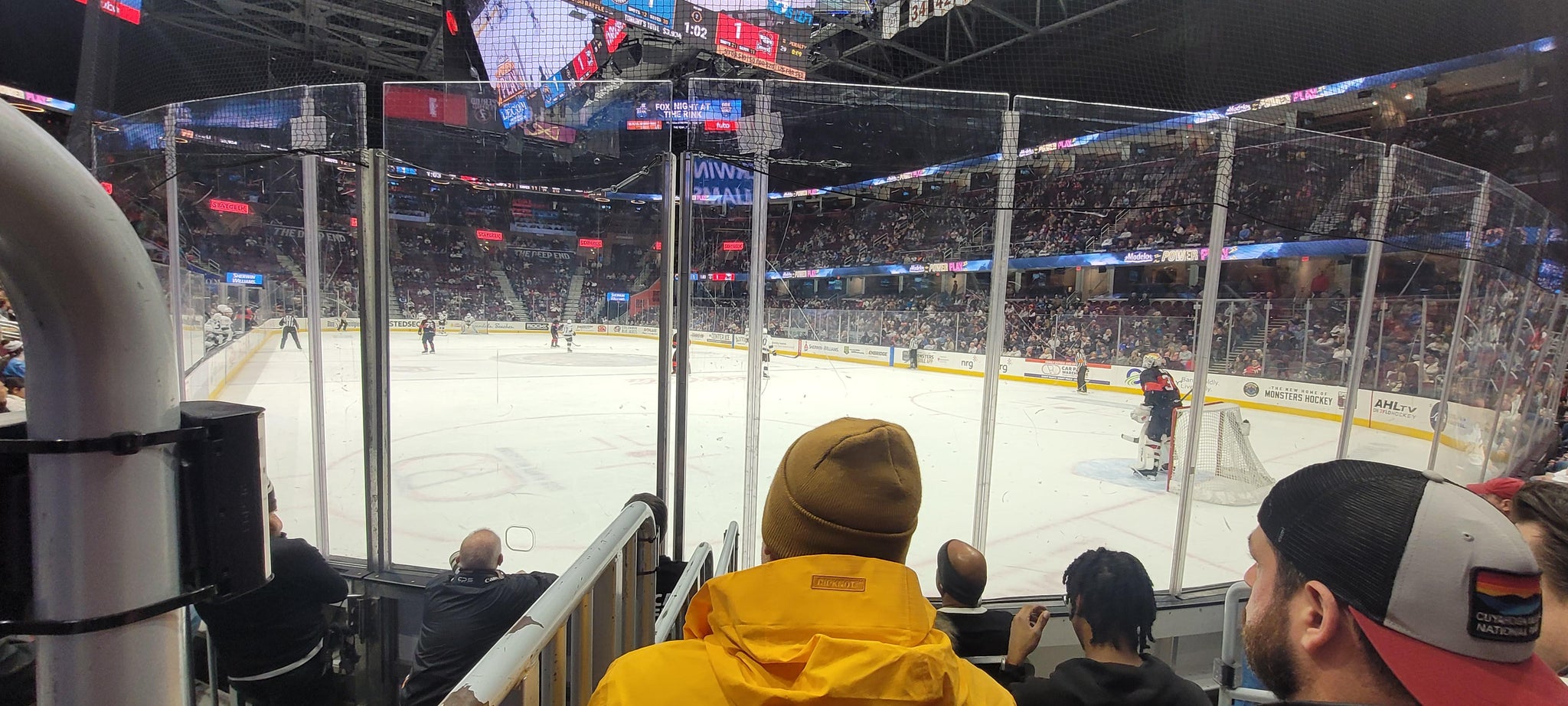 Real Fan View taken from Section 101 at Rocket Arena by Christy D