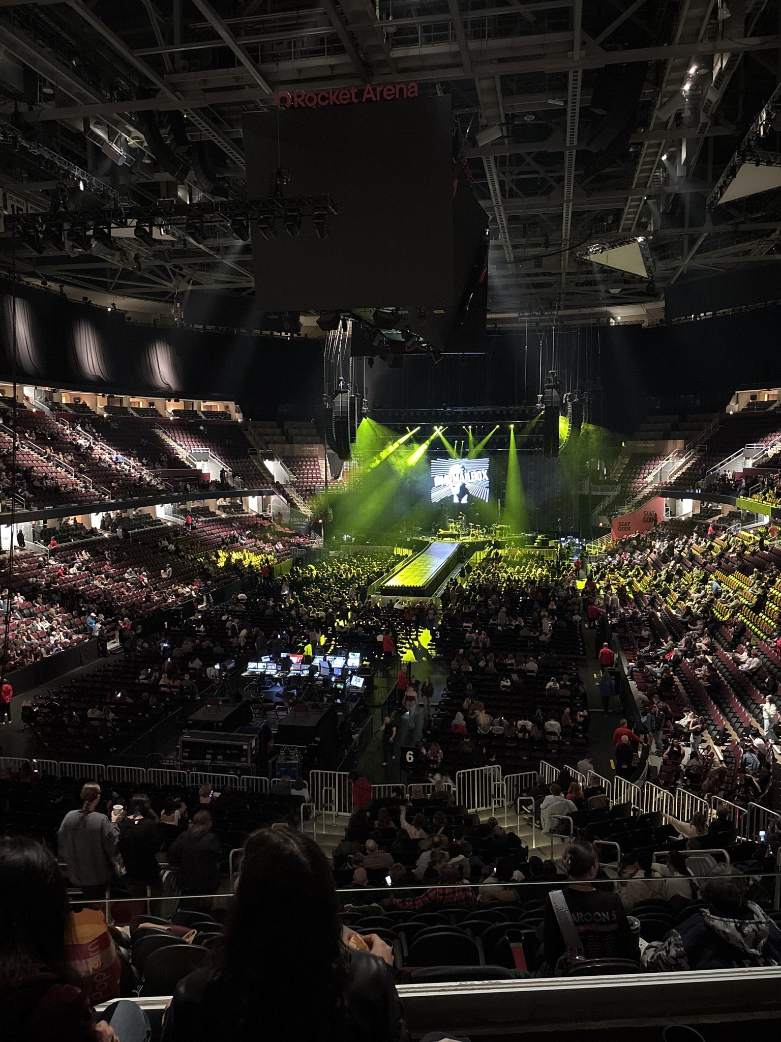 Real Fan View taken from Section 101 at Rocket Arena by Le thao ngan T