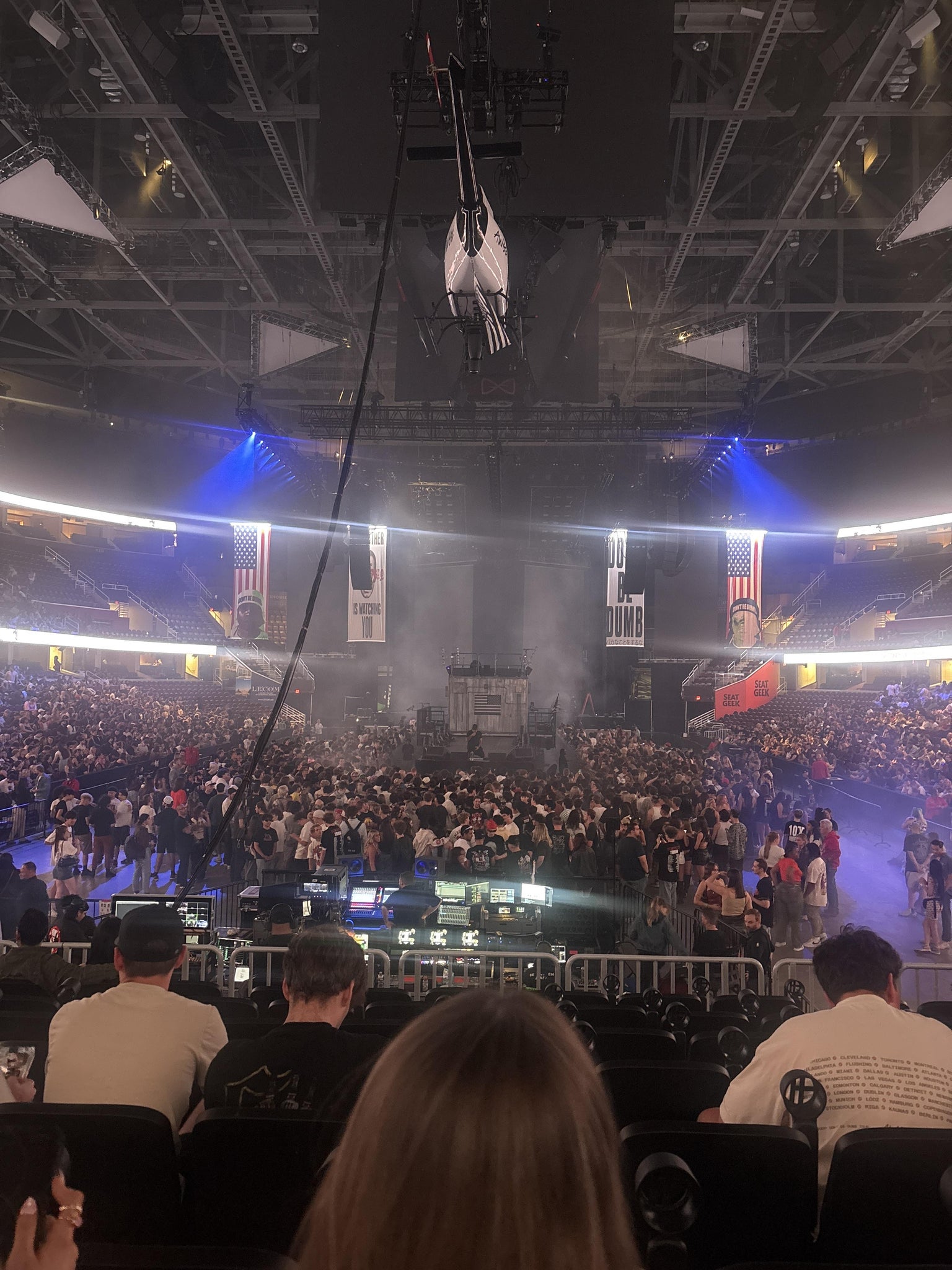 Real Fan View taken from Section 101 at Rocket Arena by David S