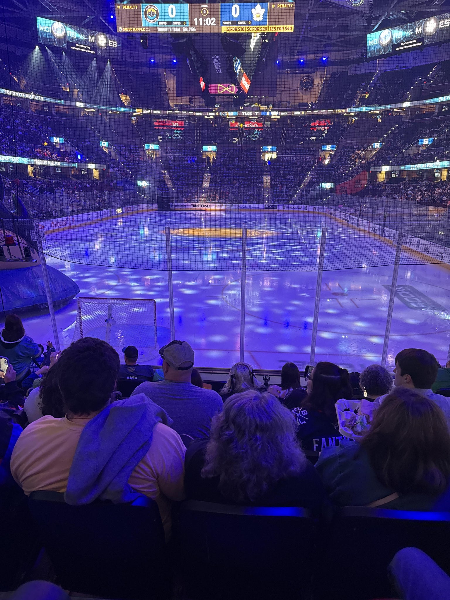 Real Fan View taken from Section 101 at Rocket Arena by Shenan C