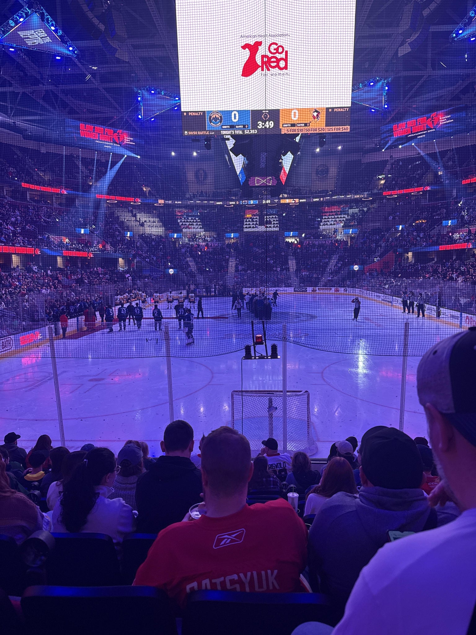 Real Fan View taken from Section 101 at Rocket Arena by Gabriella  J