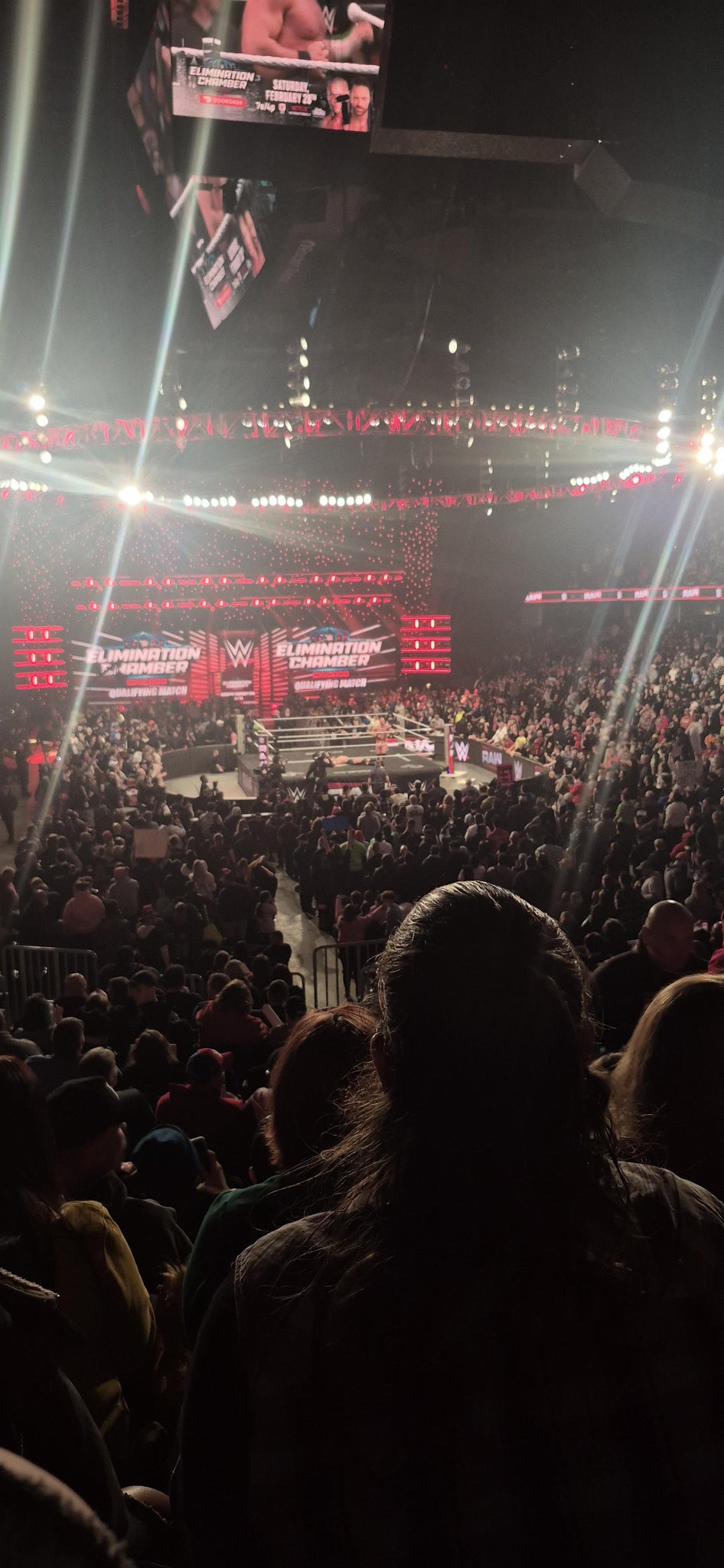 Real Fan View taken from Section 102 at Rocket Arena by Taryn R