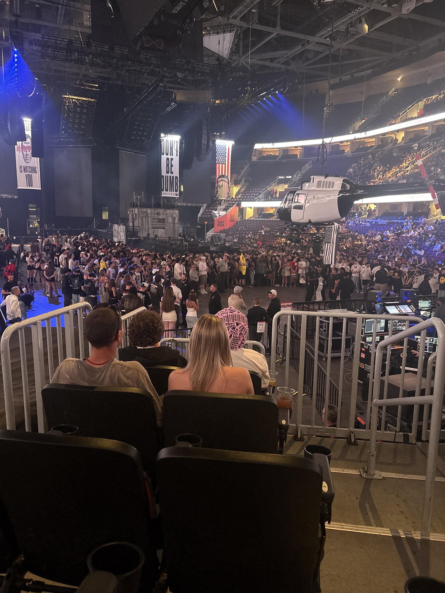 Real Fan View taken from Section 103 at Rocket Arena by Ethan M