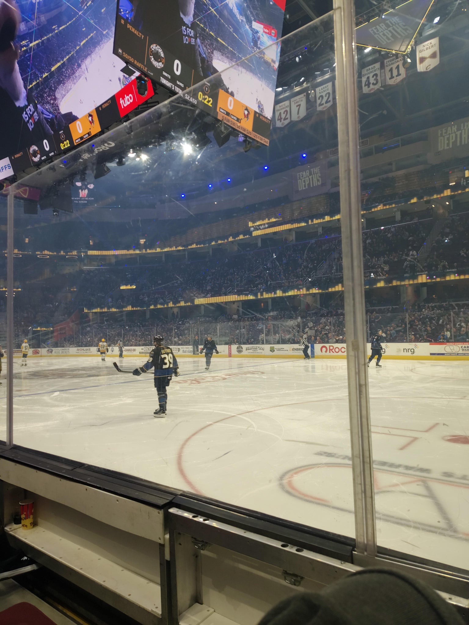 Real Fan View taken from Section 105 at Rocket Arena by David J