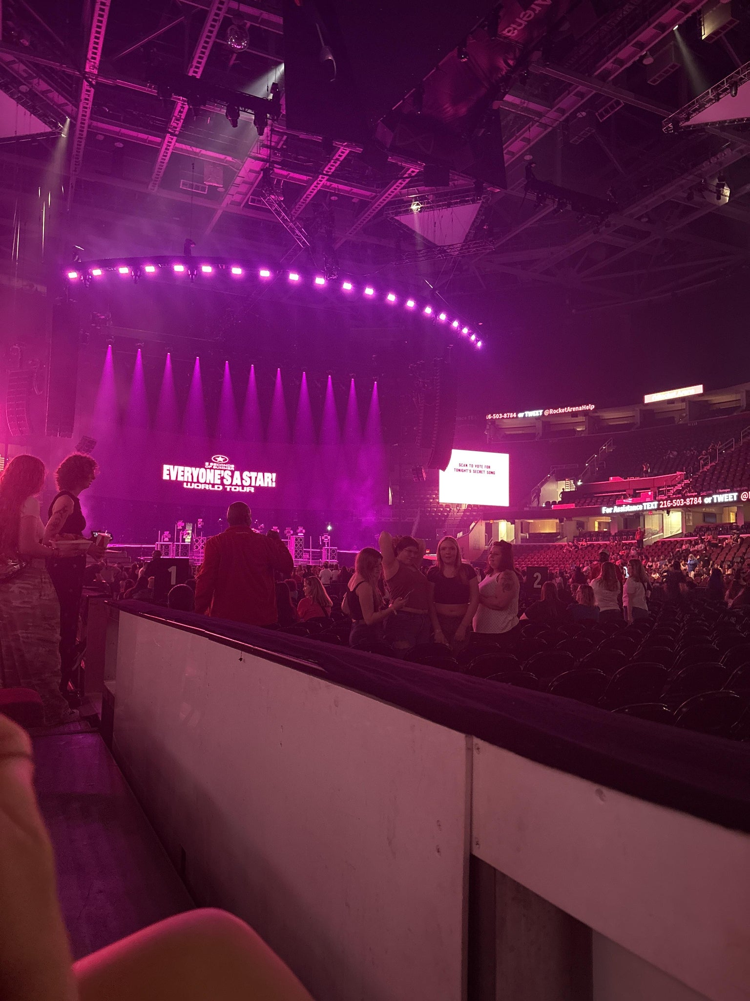 Real Fan View taken from Section 106 at Rocket Arena by Amanda P