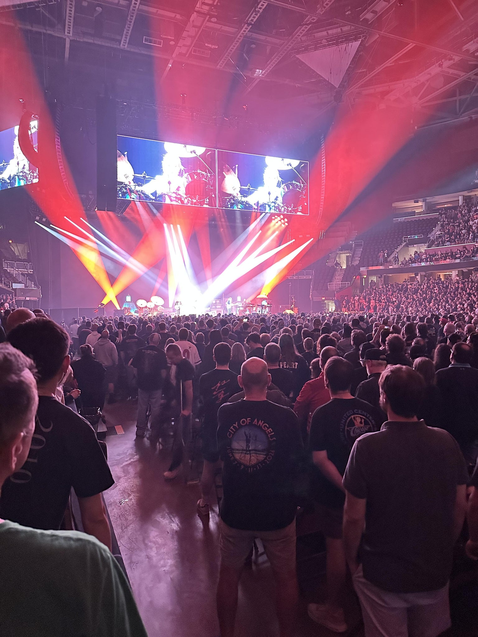 Real Fan View taken from Section 107 at Rocket Arena by Steven S