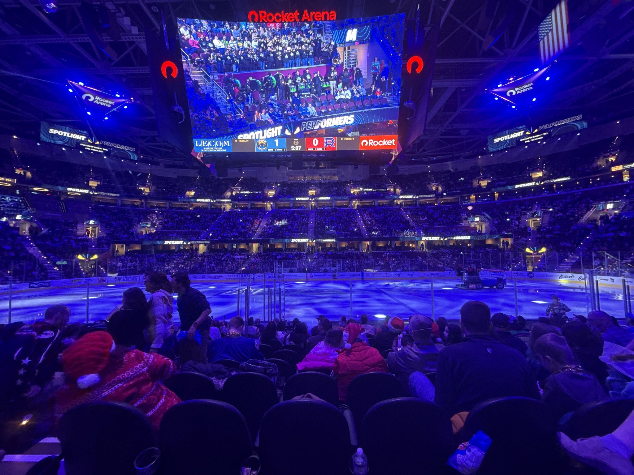 Real Fan View taken from Section 107 at Rocket Arena by James G