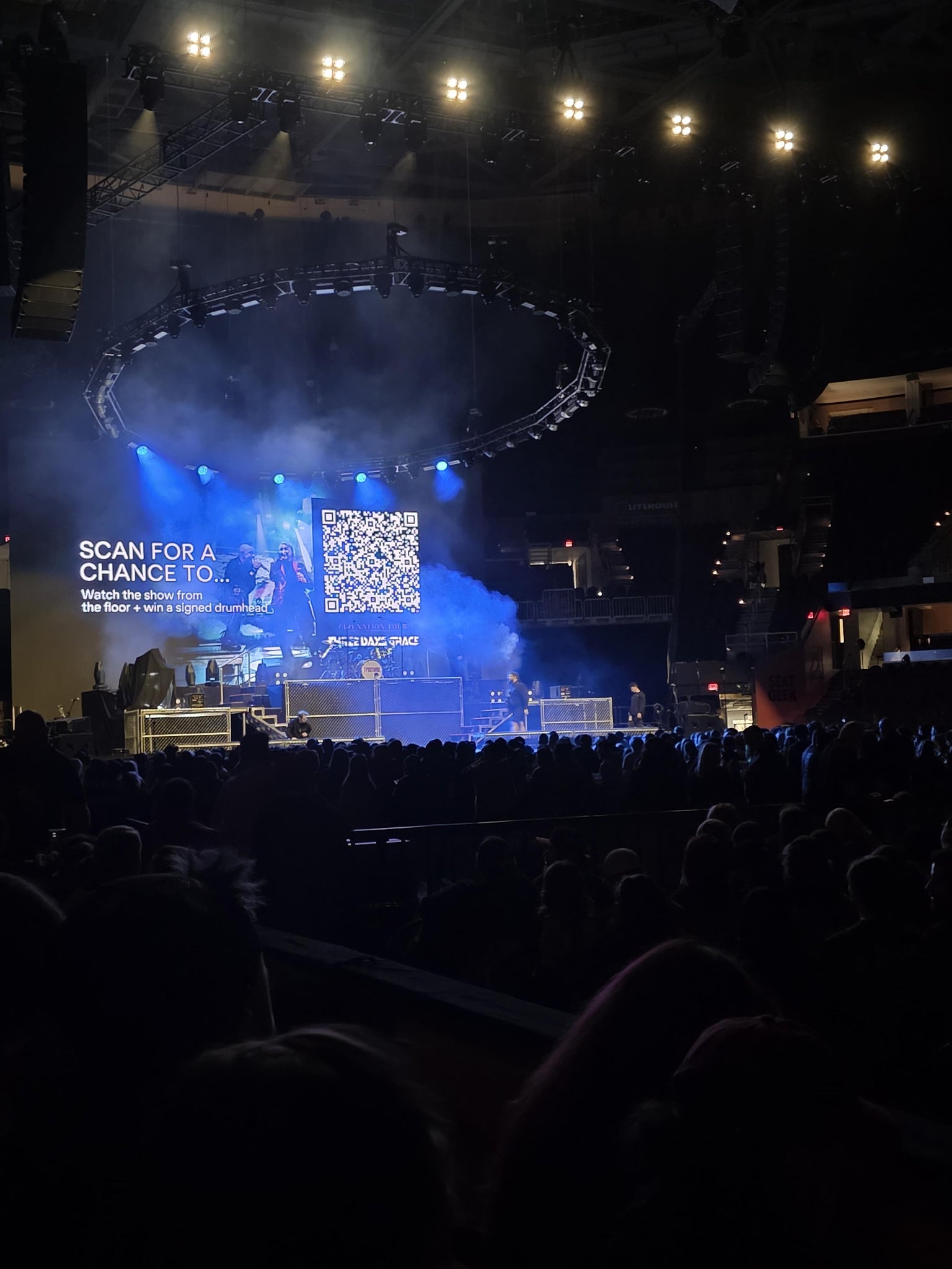 Real Fan View taken from Section 107 at Rocket Arena by Edward L