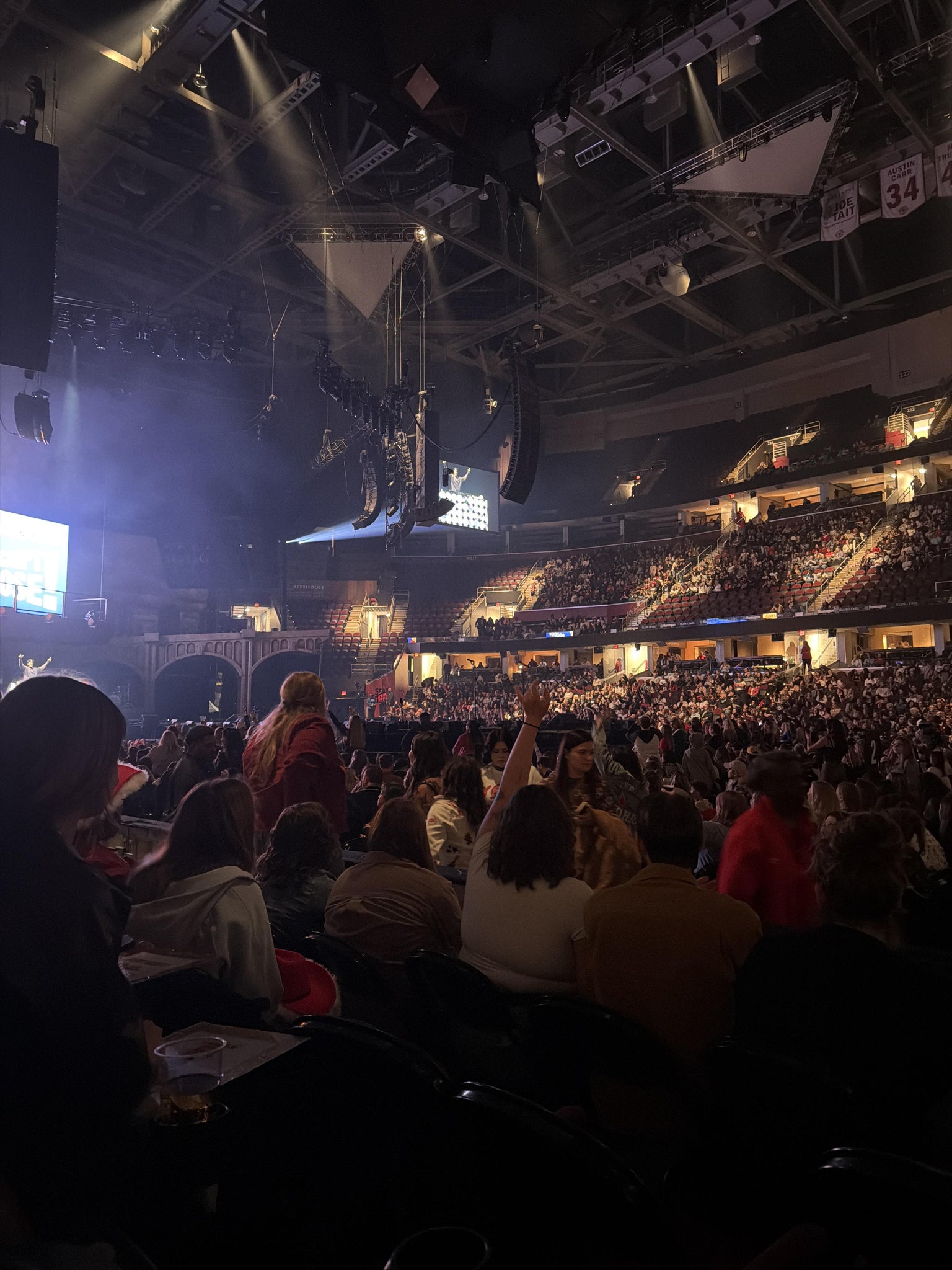 Real Fan View taken from Section 107 at Rocket Arena by Riley K