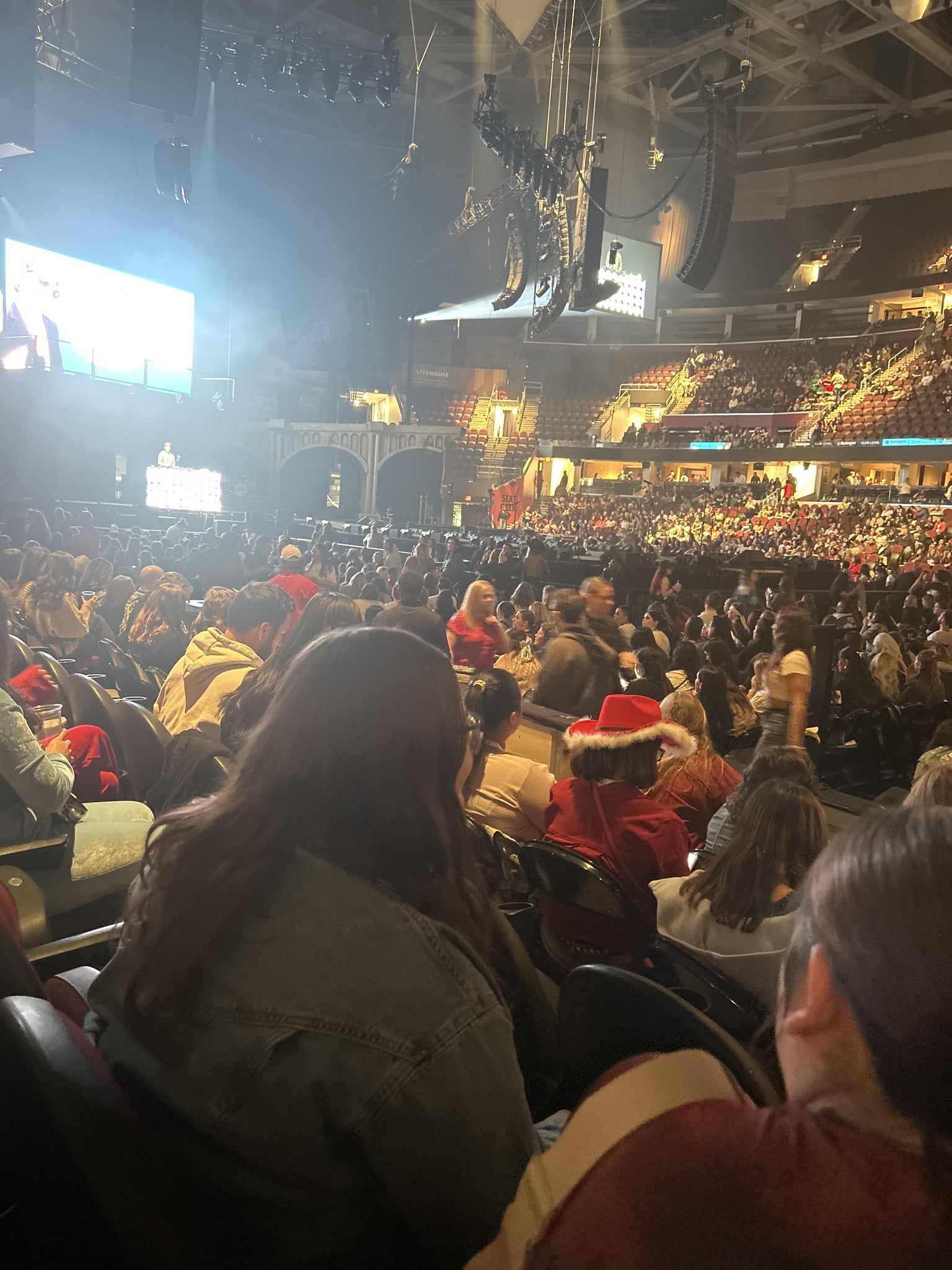 Real Fan View taken from Section 107 at Rocket Arena by Kalia B
