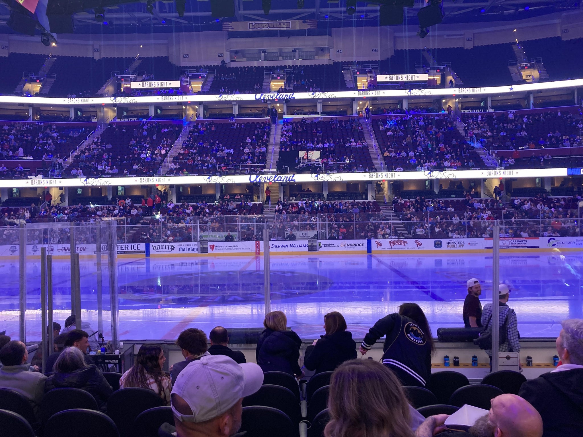 Real Fan View taken from Section 107 at Rocket Arena by William A