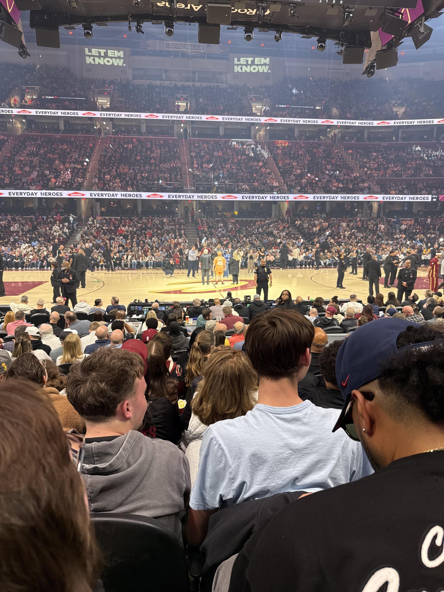 Real Fan View taken from Section 108 at Rocket Arena by Brian B