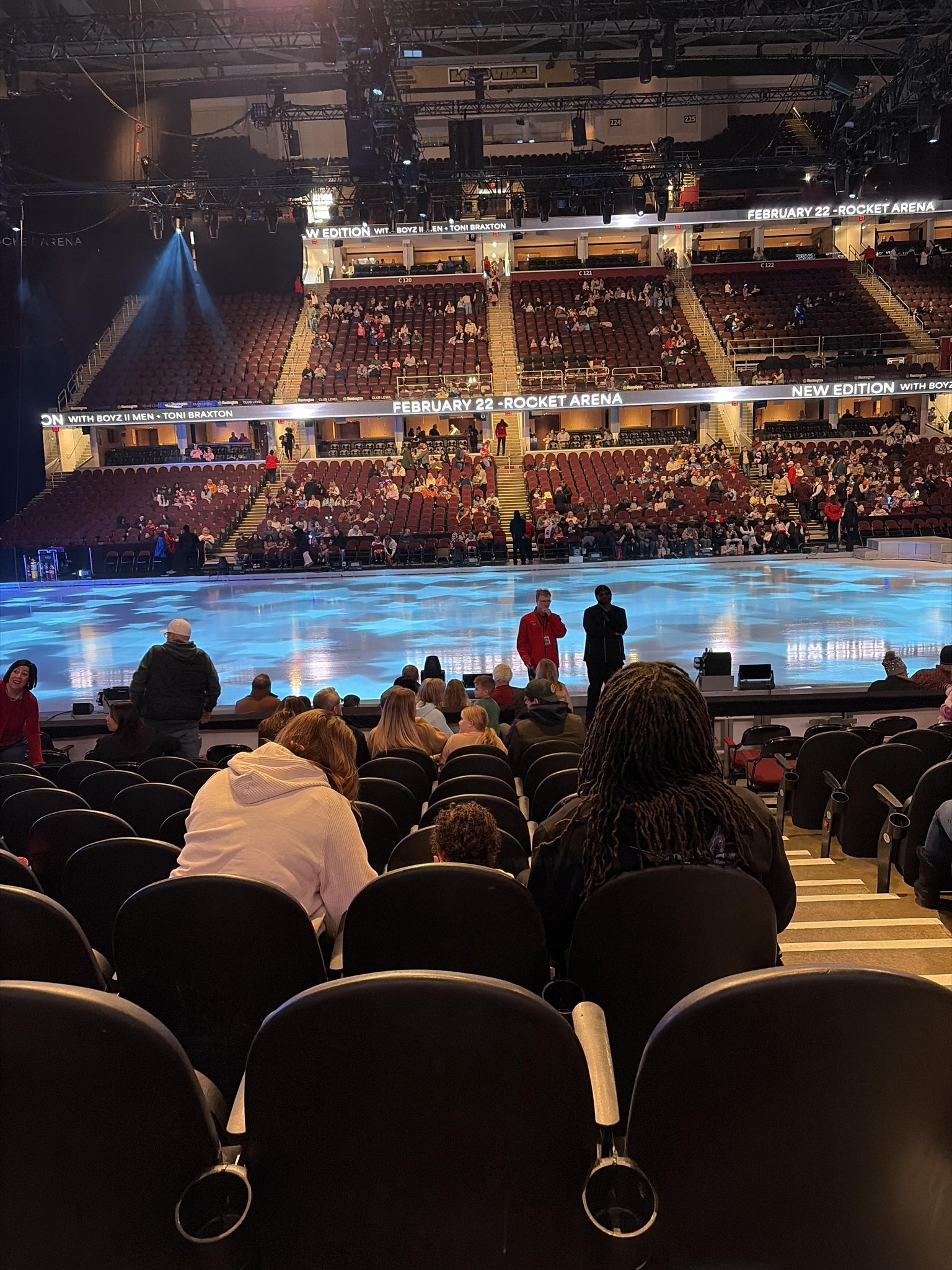 Real Fan View taken from Section 108 at Rocket Arena by Benjamin T