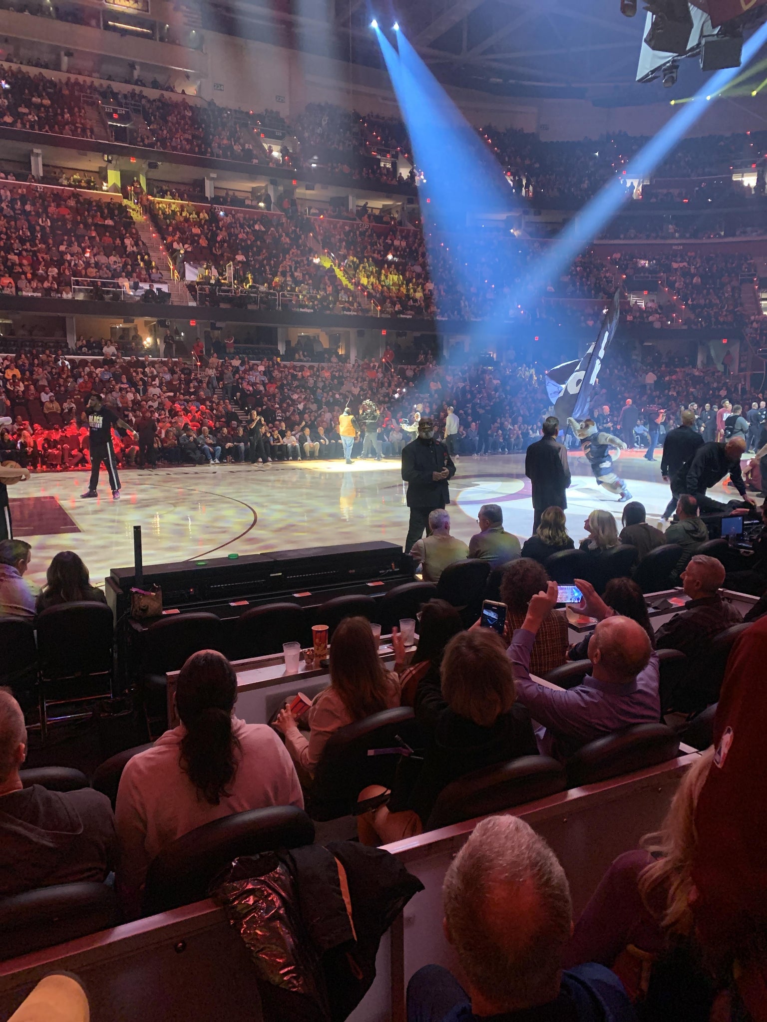 Real Fan View taken from Section 108 at Rocket Arena by Arnie G