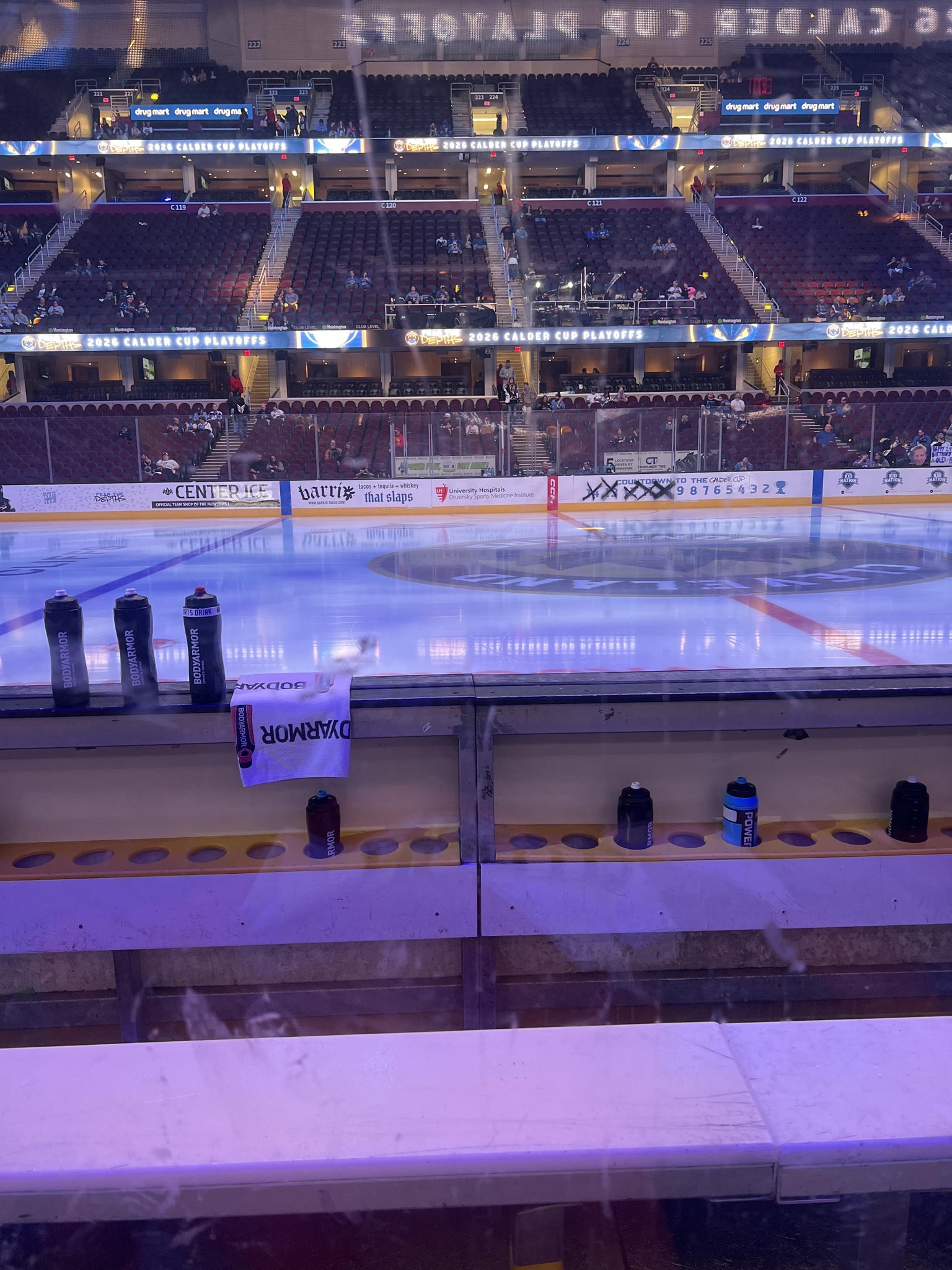 Real Fan View taken from Section 108 at Rocket Arena by Anna L