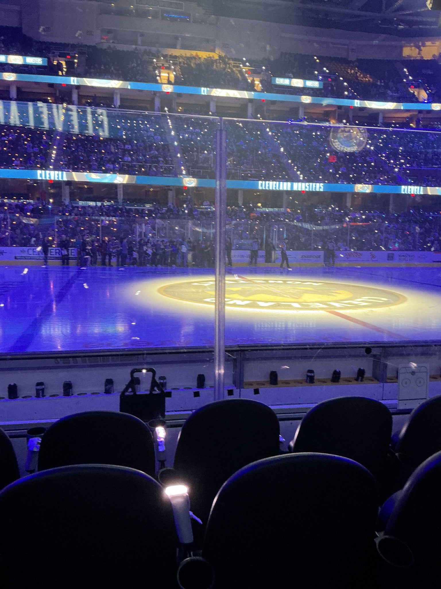 Real Fan View taken from Section 108 at Rocket Arena by Joe V