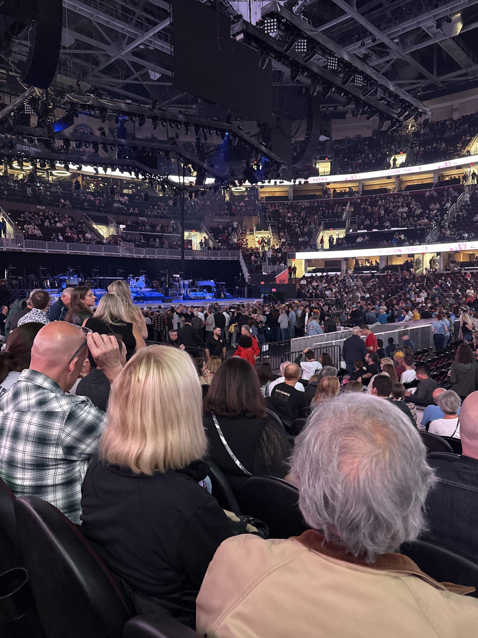 Real Fan View taken from Section 108 at Rocket Arena by Erin B