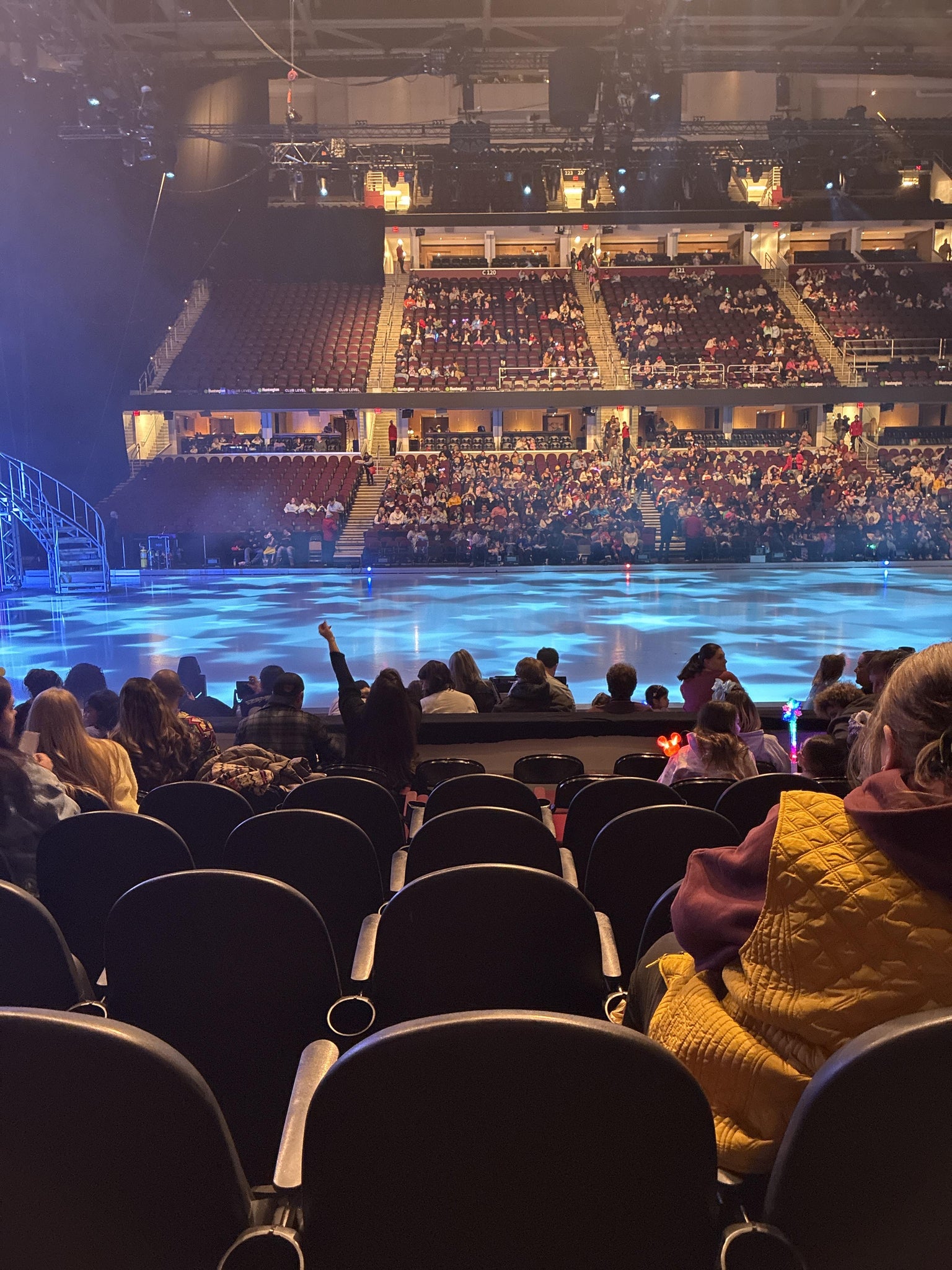 Real Fan View taken from Section 108 at Rocket Arena by Brittany D