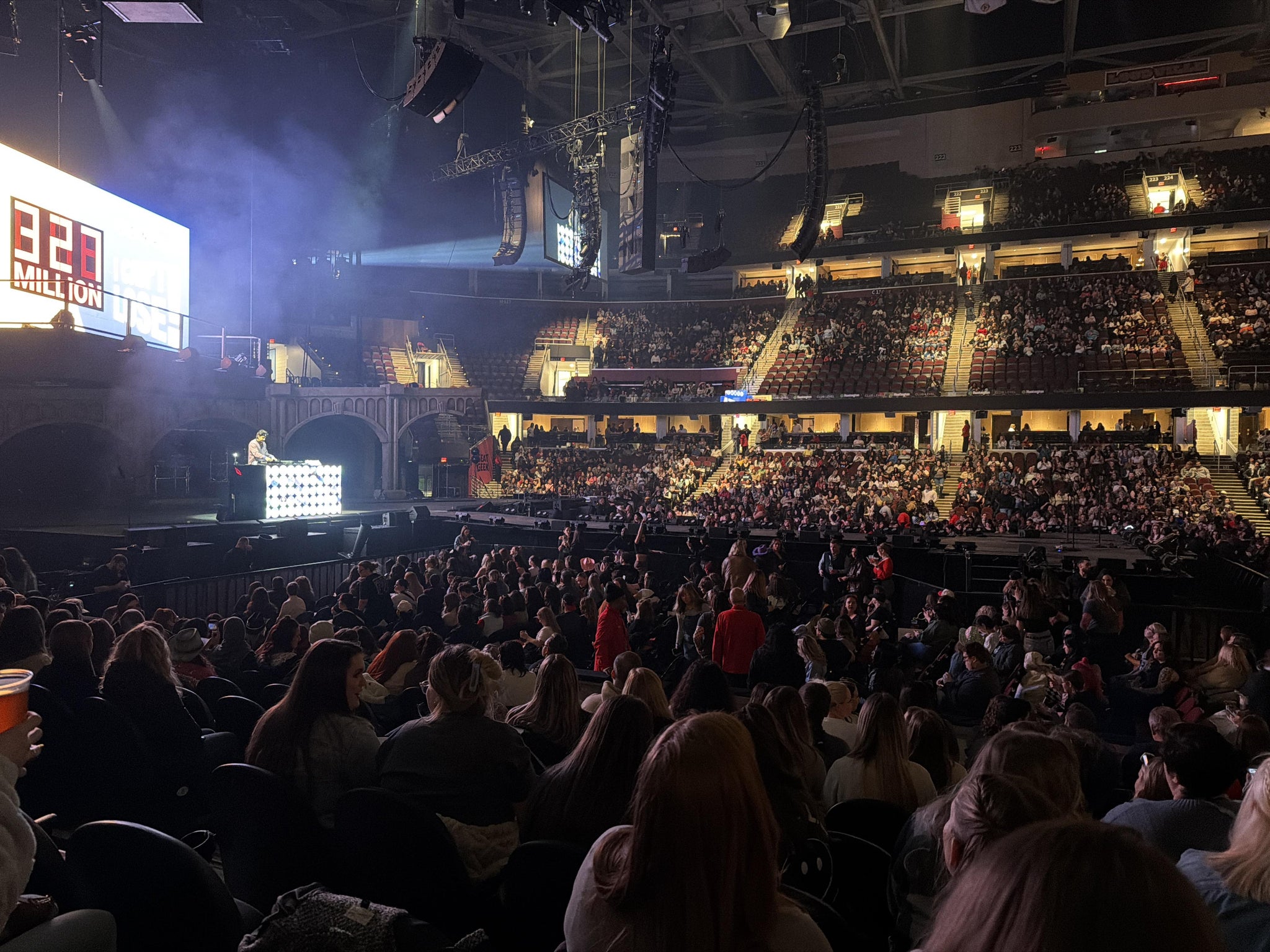 Real Fan View taken from Section 108 at Rocket Arena by Sara W