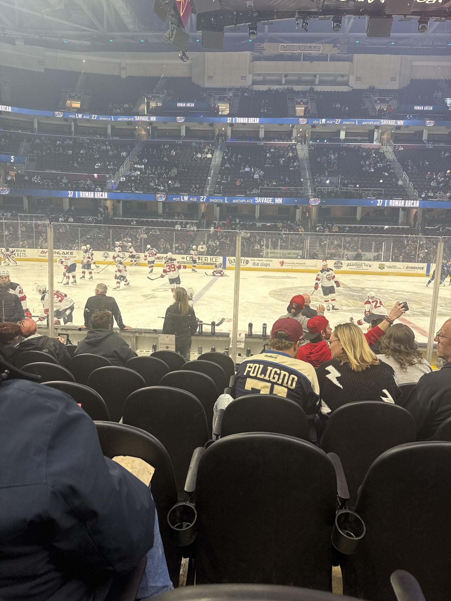 Real Fan View taken from Section 108 at Rocket Arena by Gabriella  J