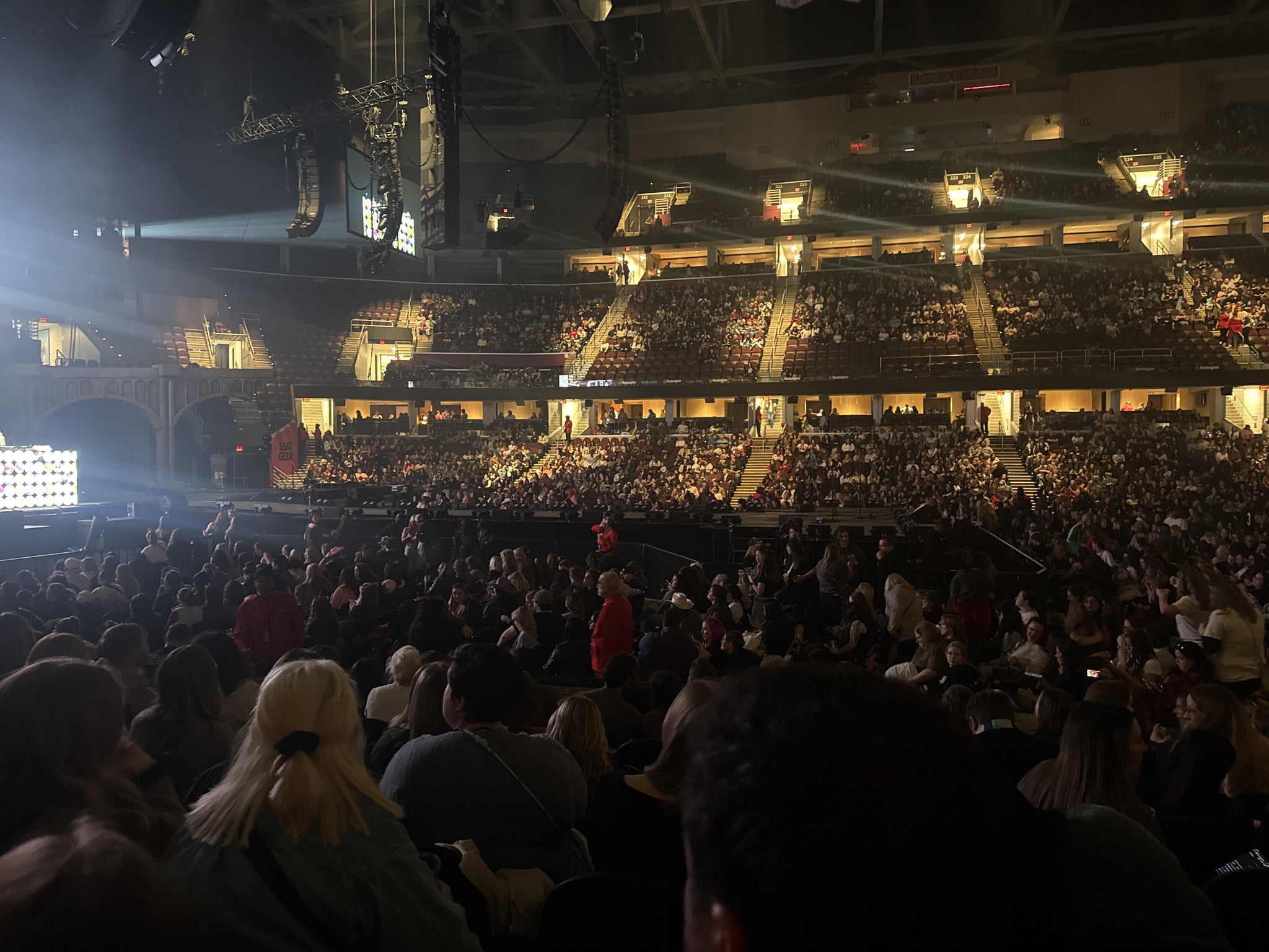 Real Fan View taken from Section 108 at Rocket Arena by Pauravi R
