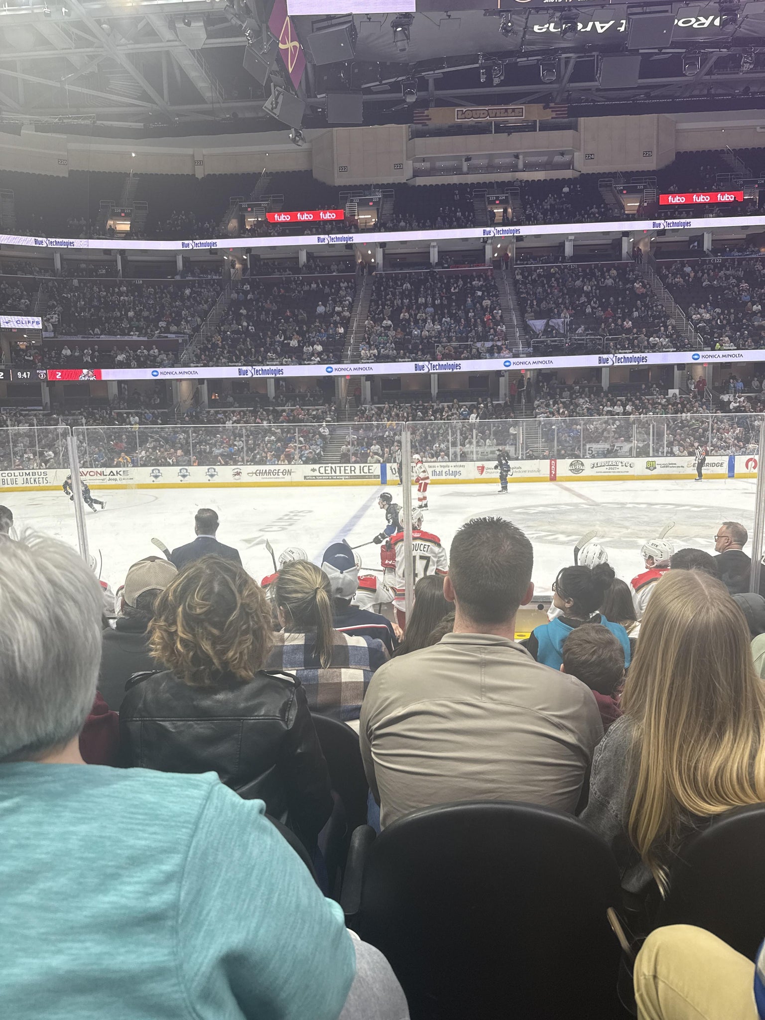 Real Fan View taken from Section 108 at Rocket Arena by Gabriella  J