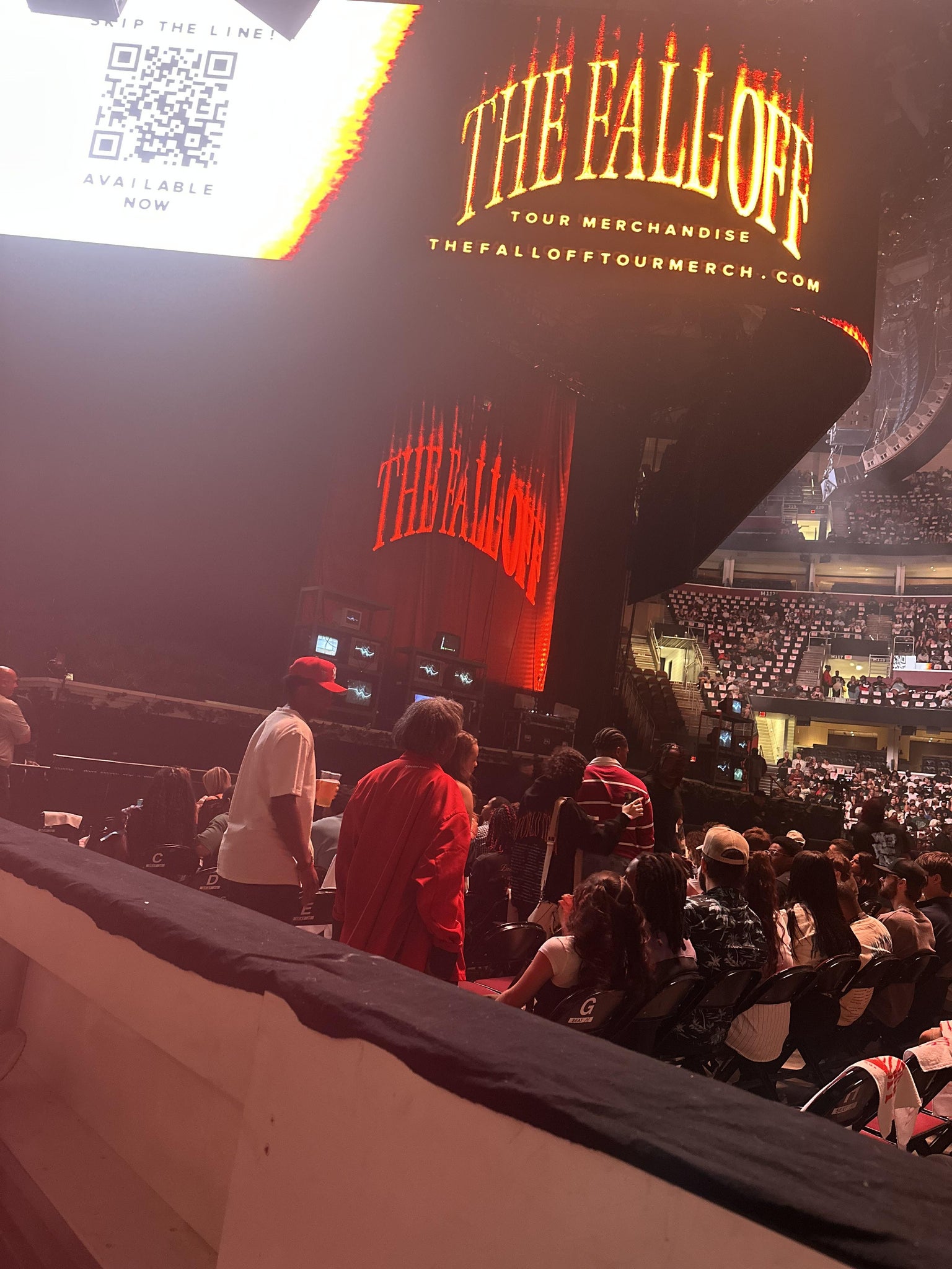Real Fan View taken from Section 109 at Rocket Arena by Charidan H