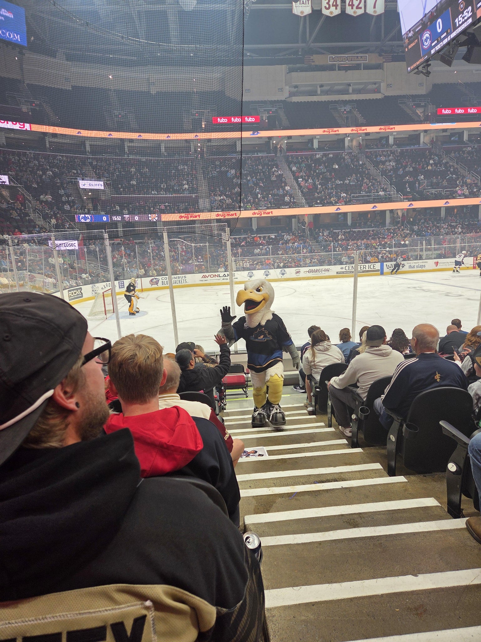 Real Fan View taken from Section 110 at Rocket Arena by Jay R