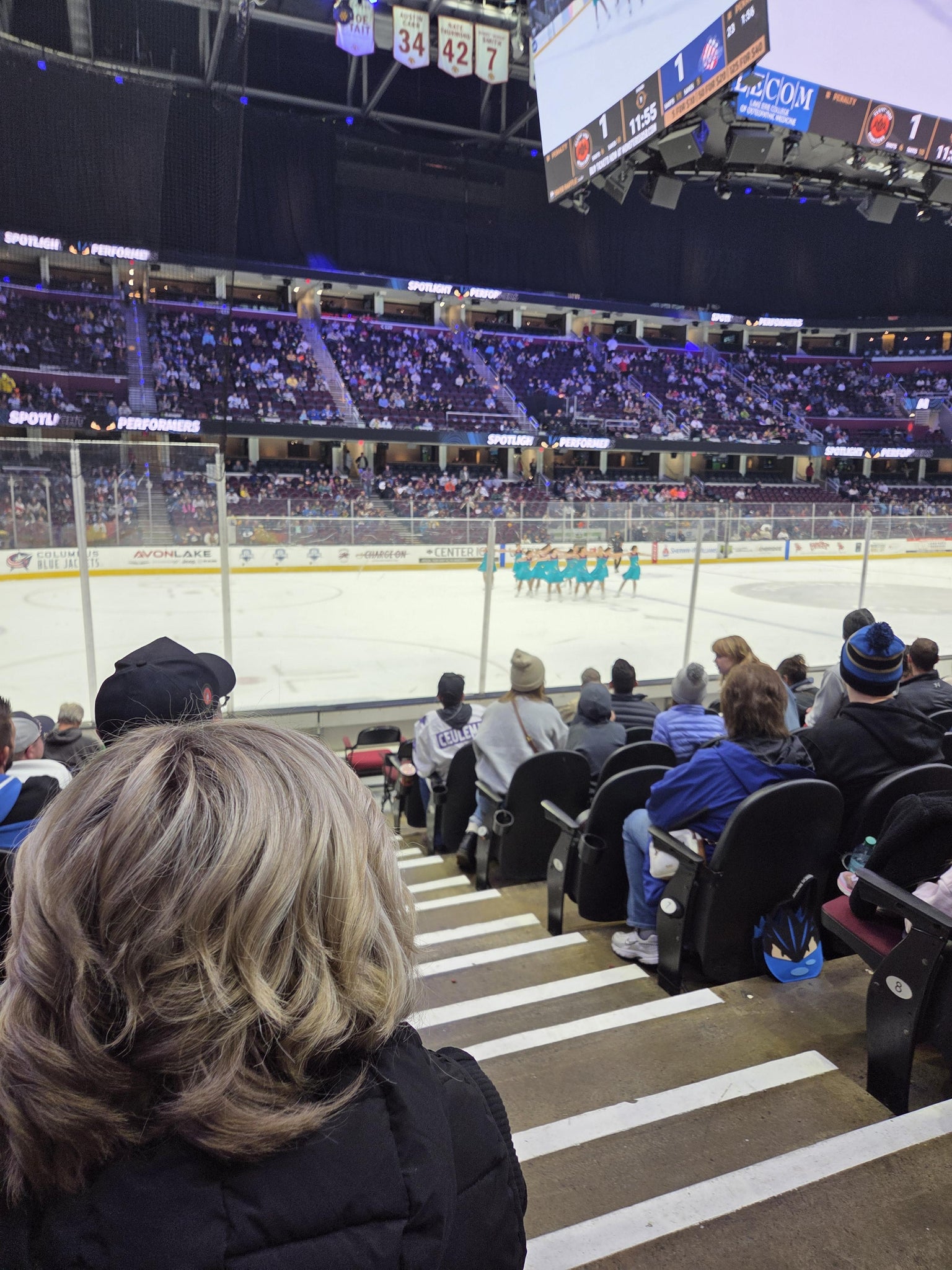 Real Fan View taken from Section 110 at Rocket Arena by Jay R