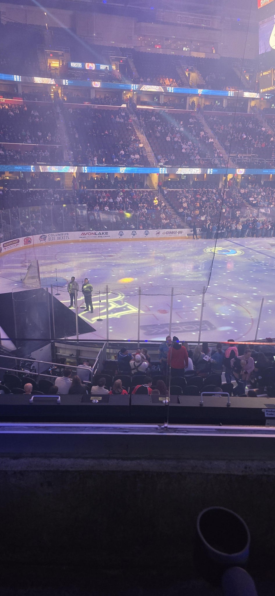 Real Fan View taken from Section 110 at Rocket Arena by Joseph L