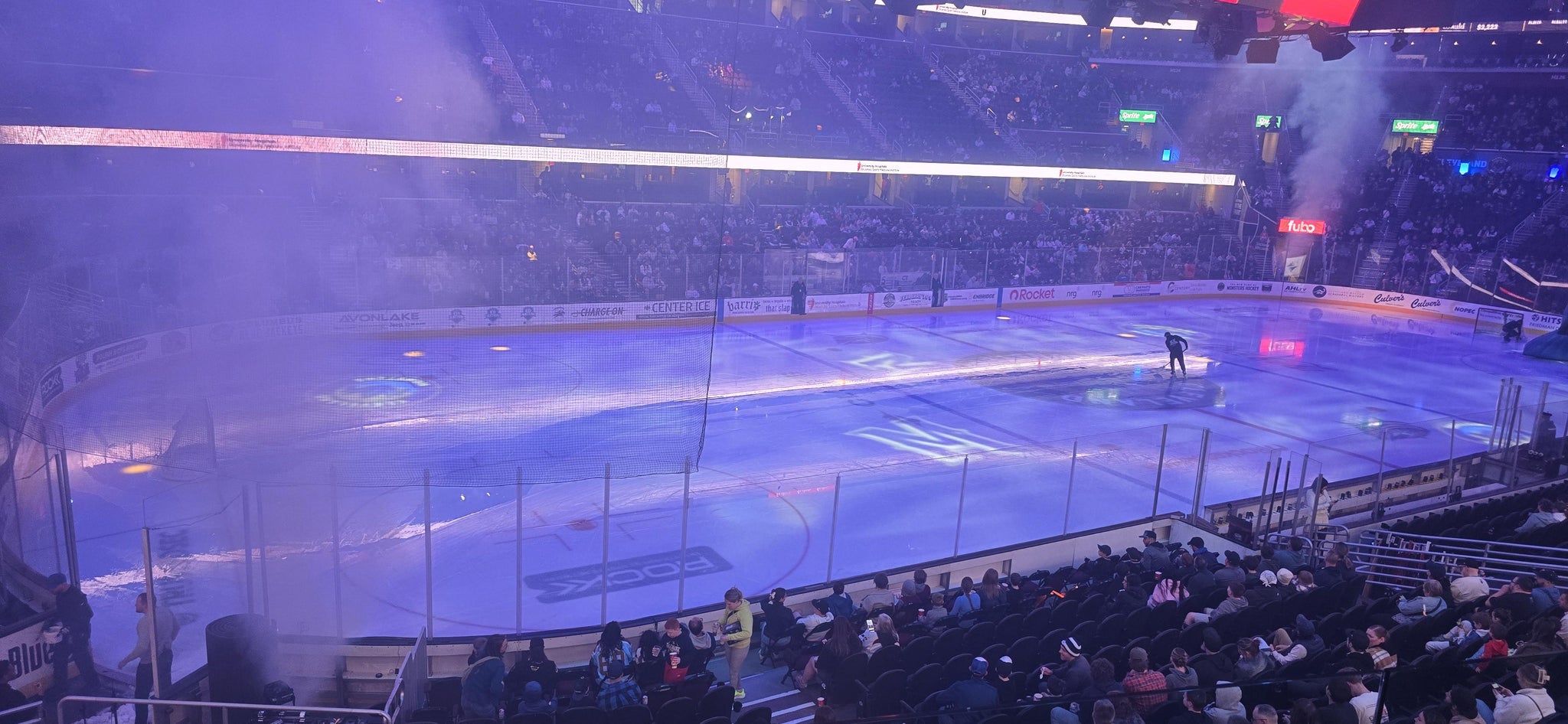 Real Fan View taken from Section 110 at Rocket Arena by Joseph L