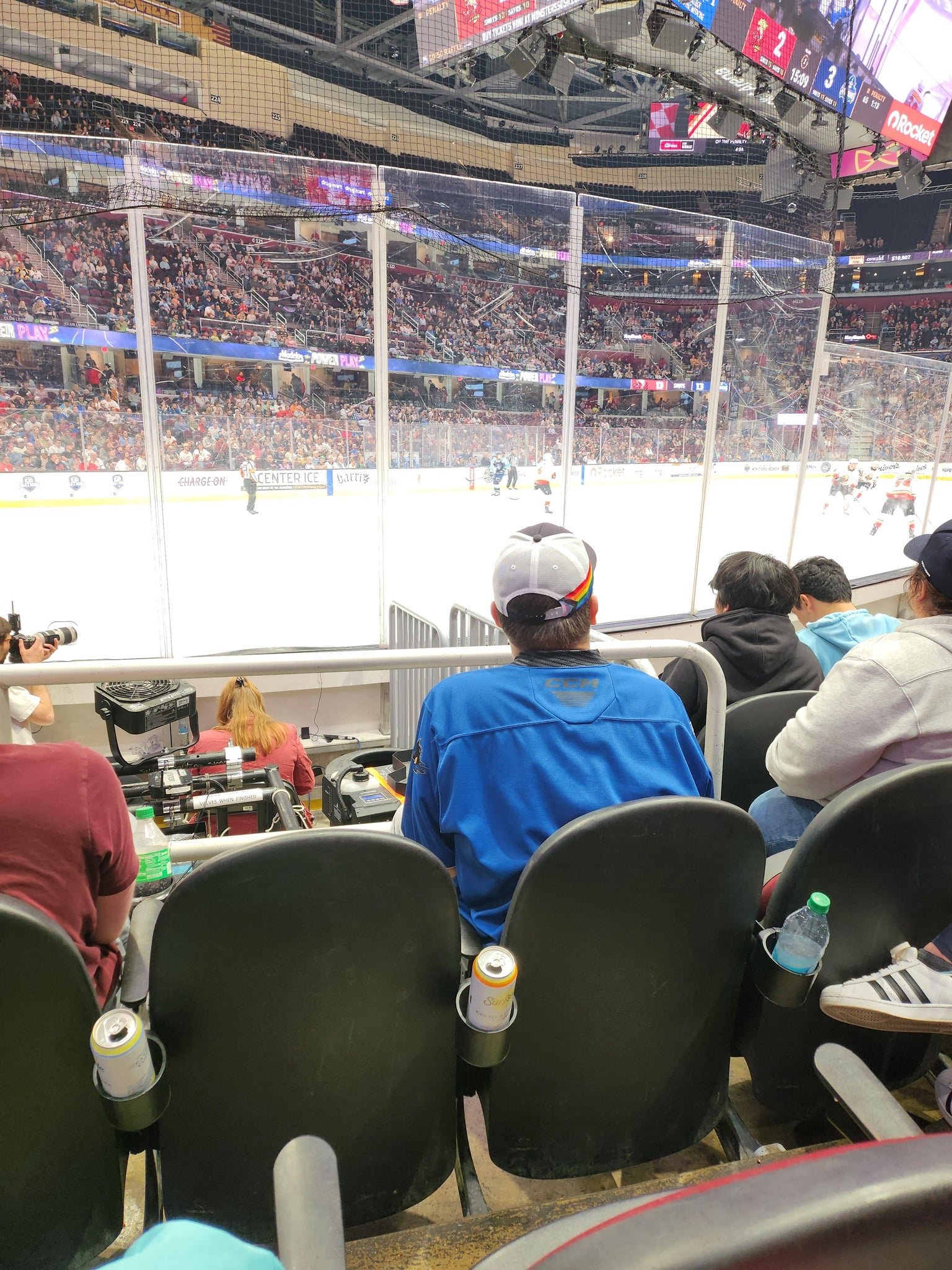 Real Fan View taken from Section 110 at Rocket Arena by Lauren P