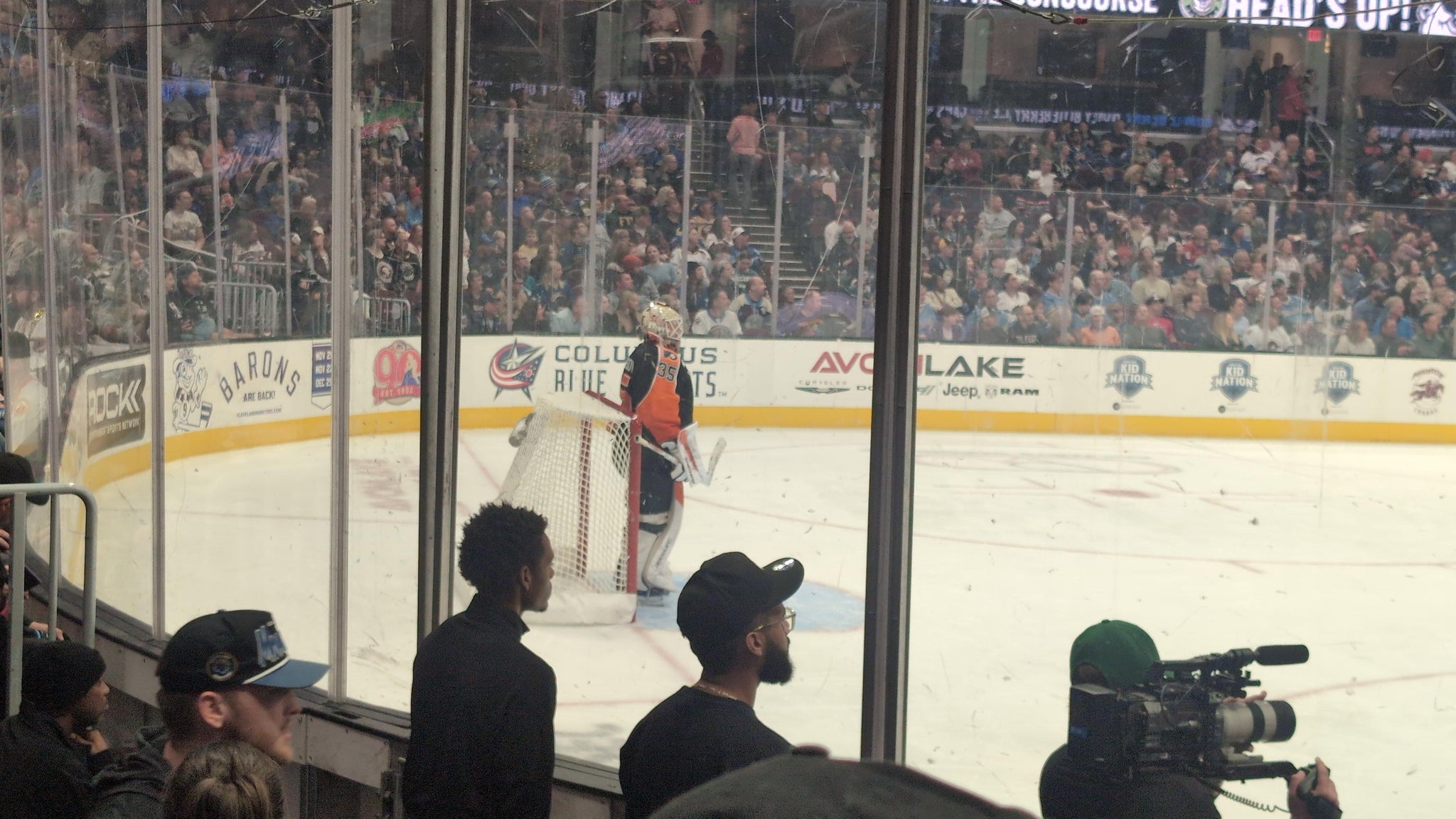 Real Fan View taken from Section 110 at Rocket Arena by Matthew H