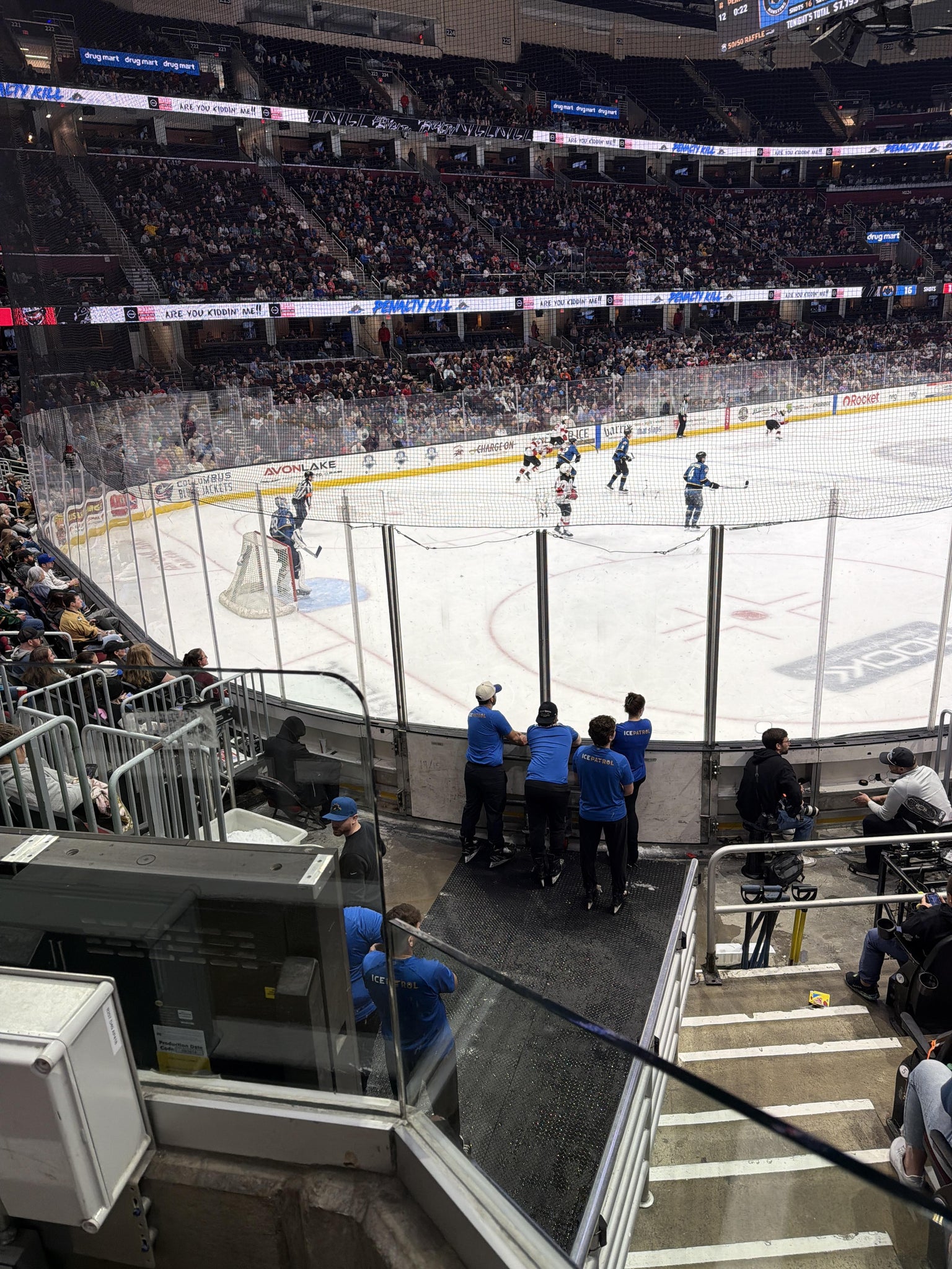 Real Fan View taken from Section 111 at Rocket Arena by Adam H