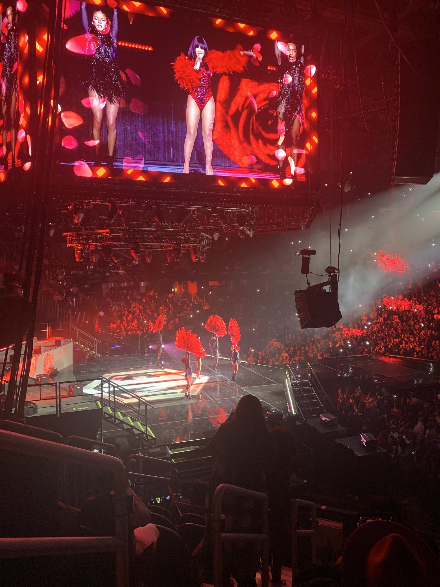 Real Fan View taken from Section 111 at Rocket Arena by Dionne L