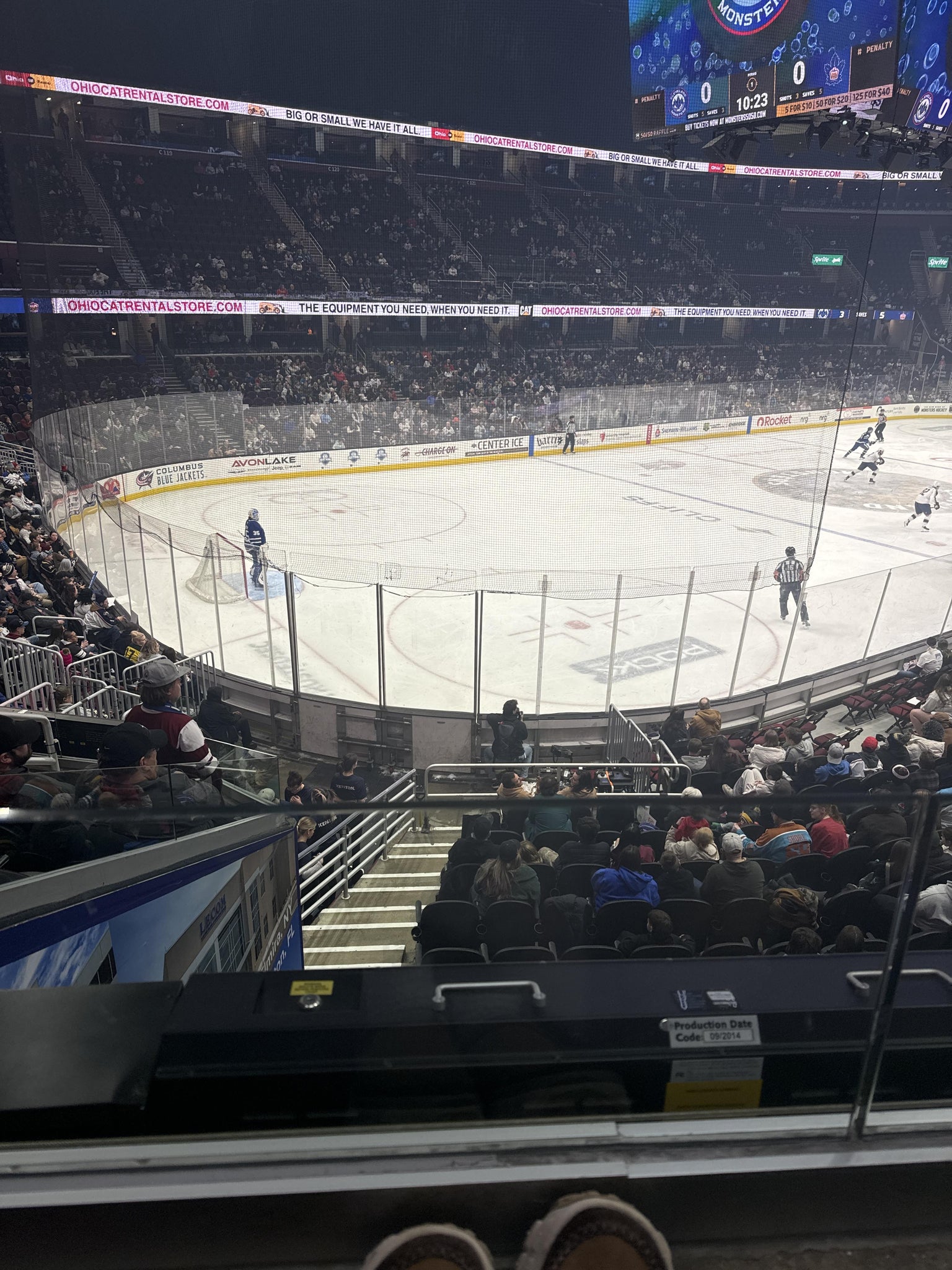 Real Fan View taken from Section 111 at Rocket Arena by Alivia M